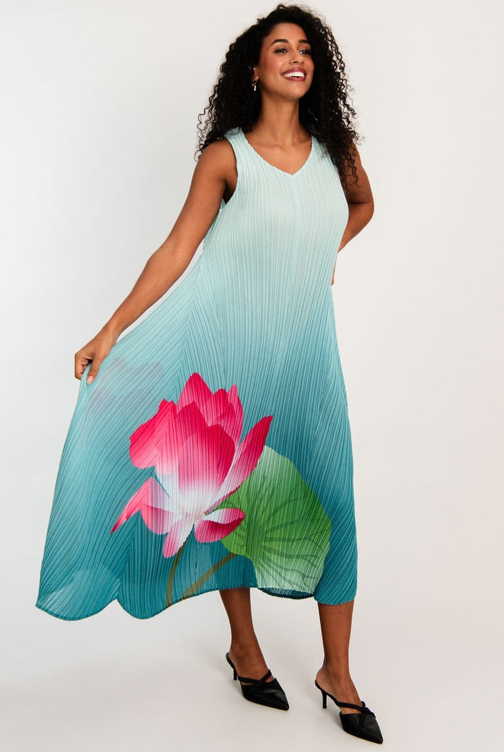 ALQUEMA - Long Estrella Dress - Lotus - Magpie Style