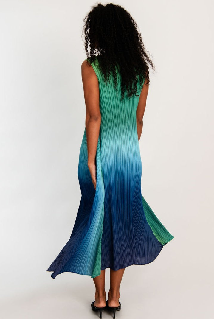 ALQUEMA - Long Estrella Dress - Rainforest - Magpie Style