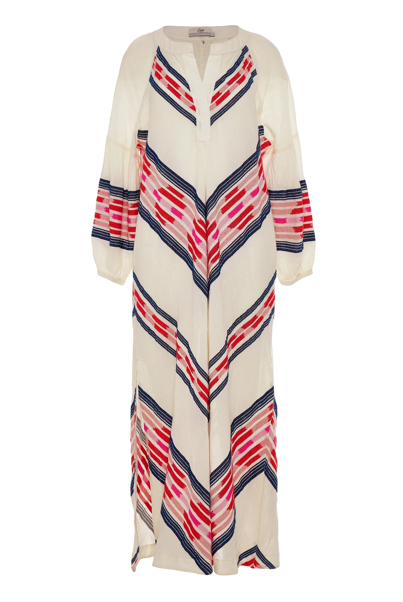 DEVOTION TWINS Beloved Long Dress - Navy/Red - Magpie Style