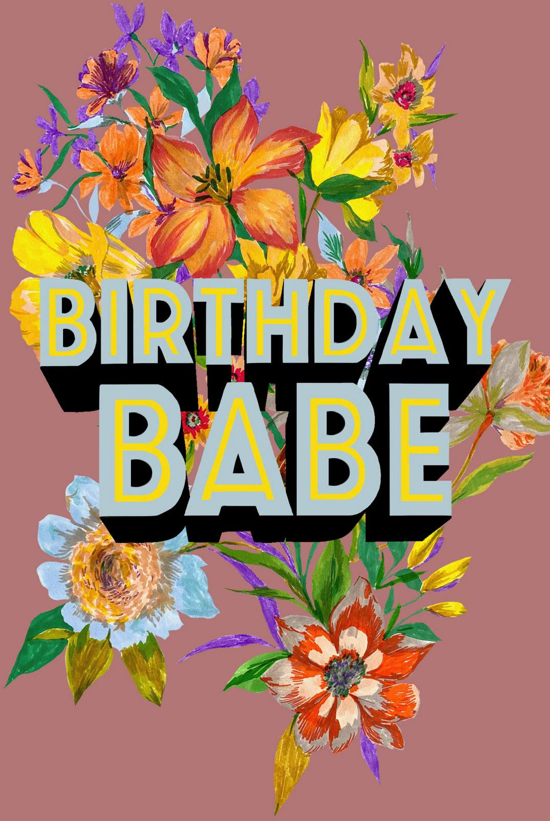 CARD - Birthday Babe - Magpie Style