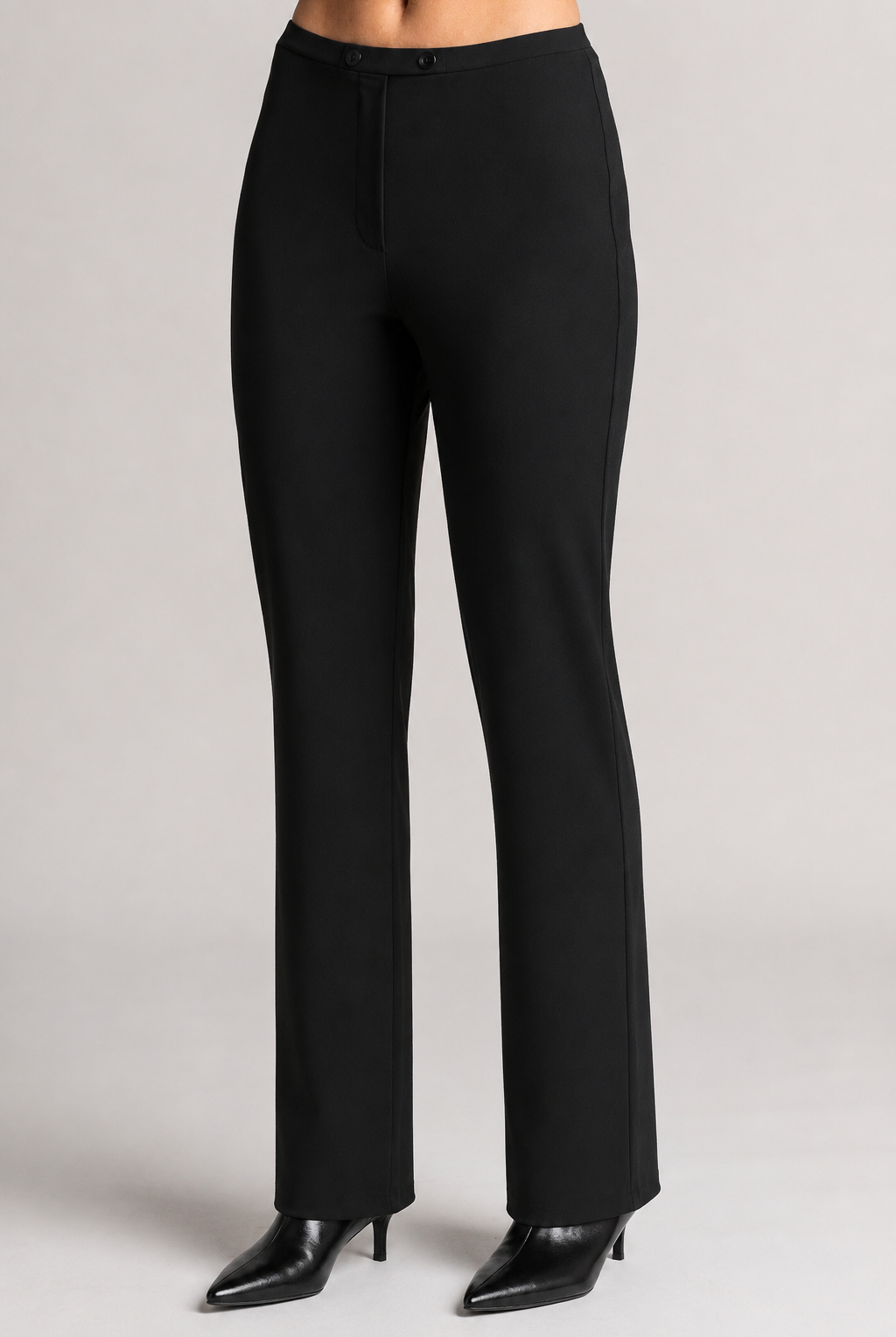PAULA RYAN Tailored Pant - Microjersey Black - Paula Ryan