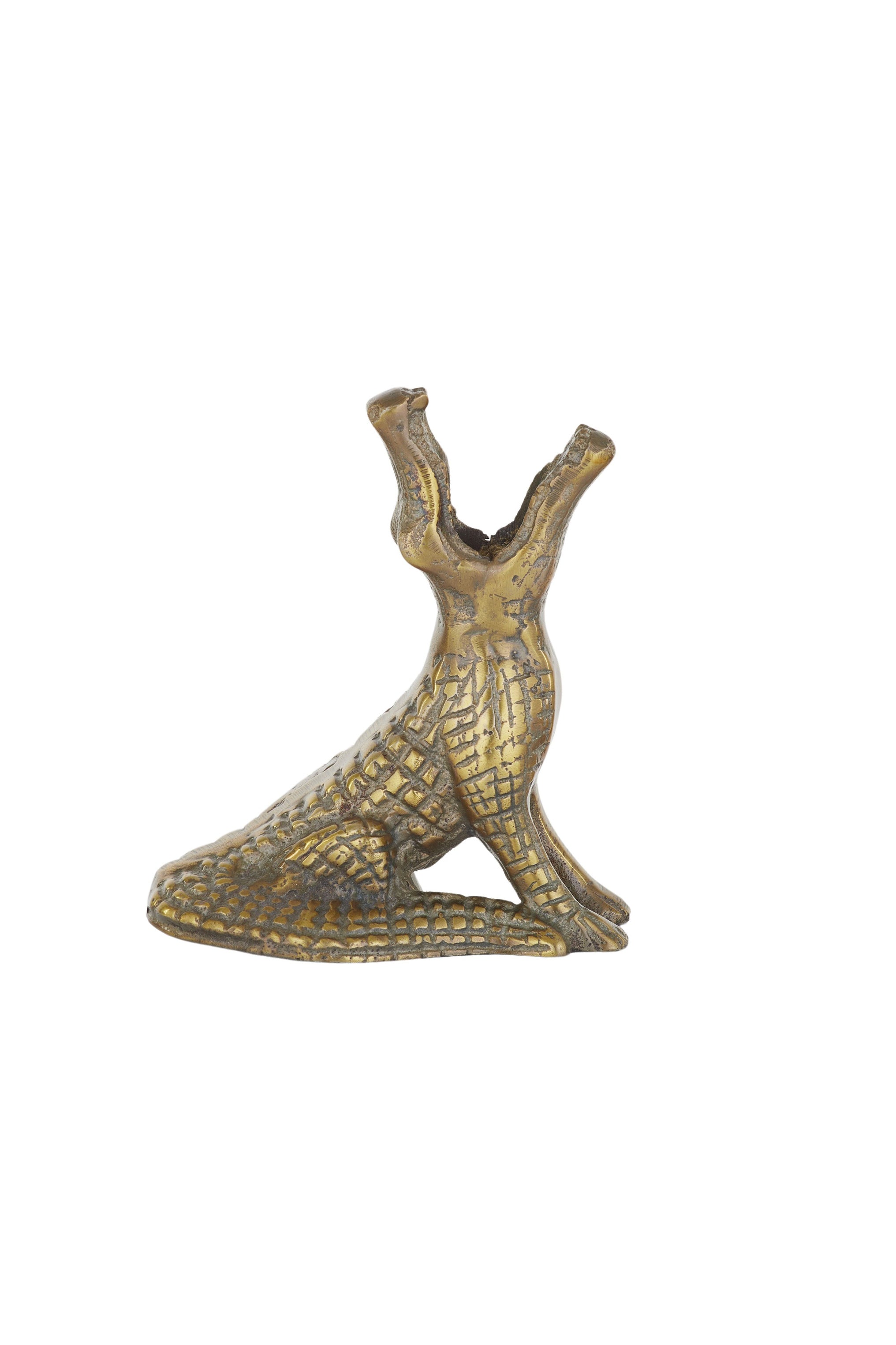 Caiman Crocodile Candleholder - Magpie Style