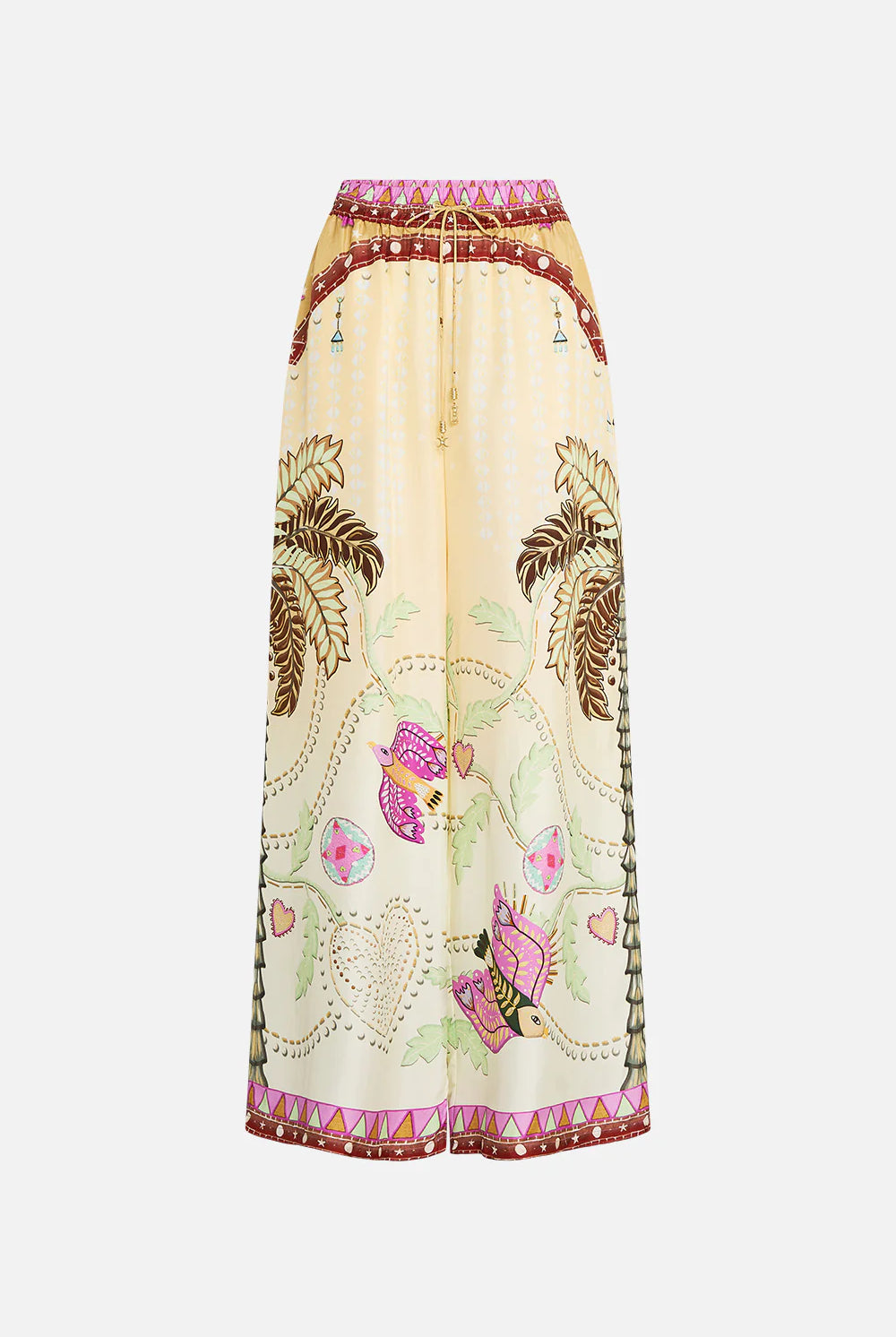 CAMILLA Straight Leg Pant - Aswan Abstract - Magpie Style