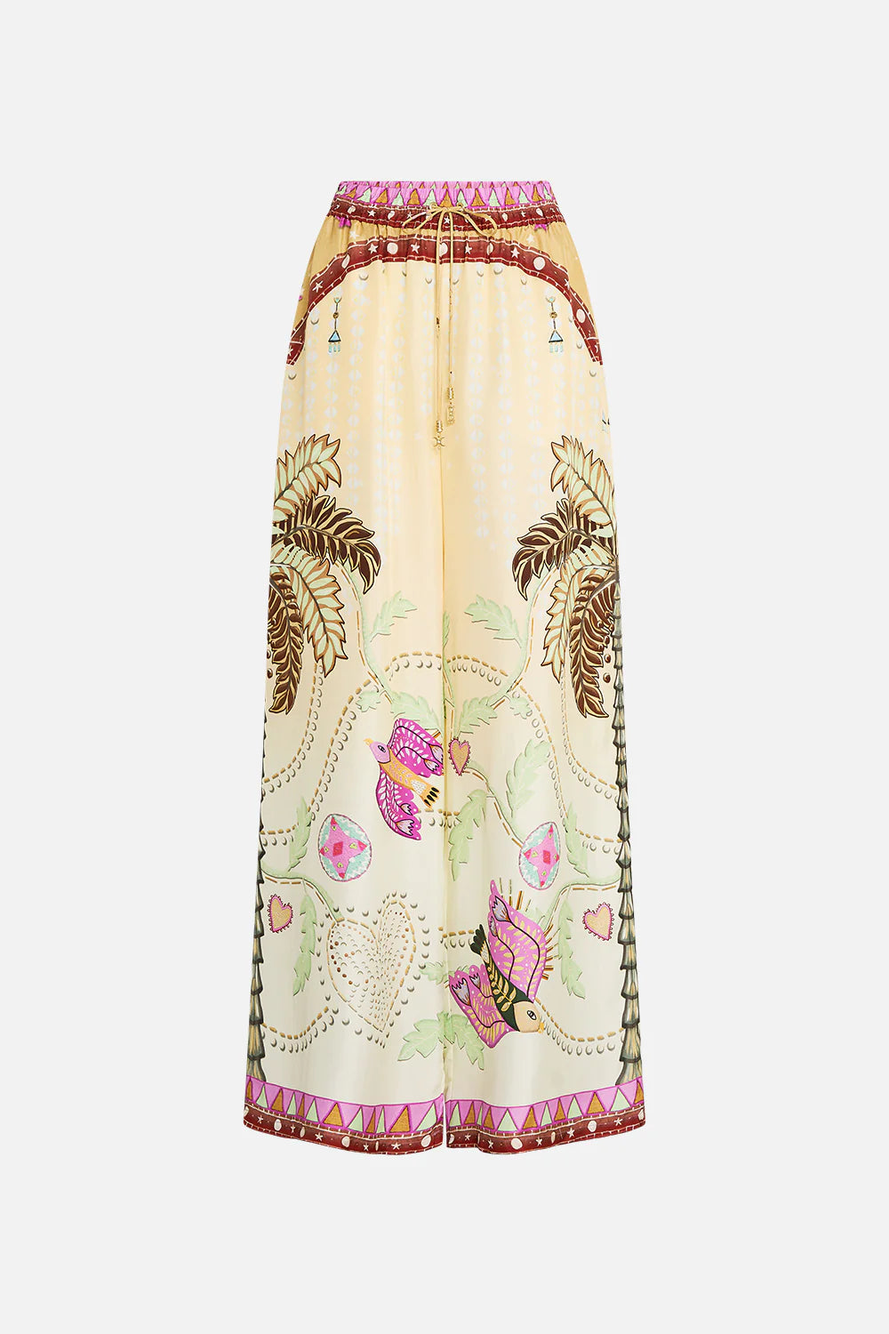 CAMILLA Straight Leg Pant - Aswan Abstract - Magpie Style