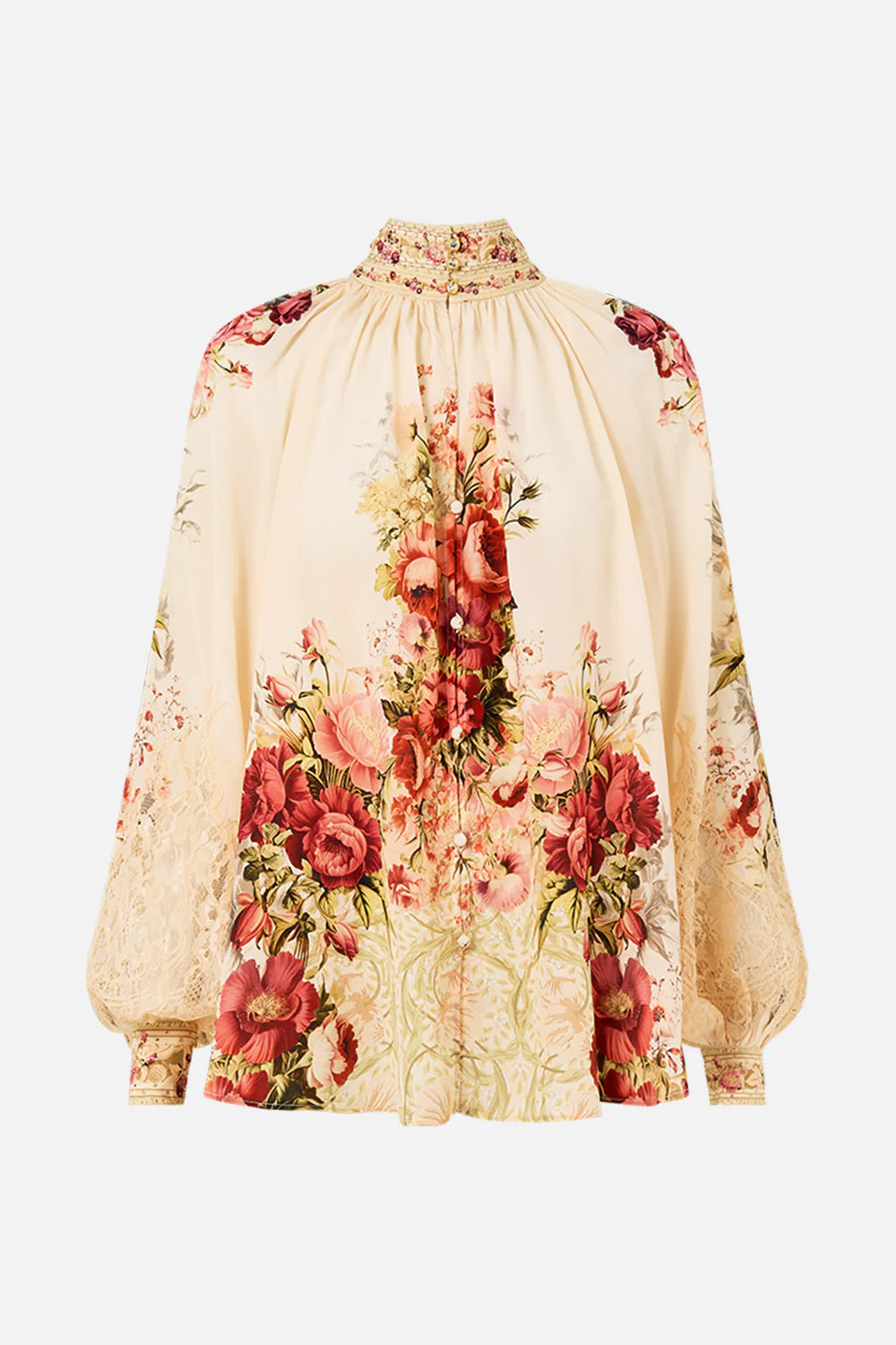 CAMILLA Raglan Button Up Shirt - Meet Me at the Majestic - Magpie Style