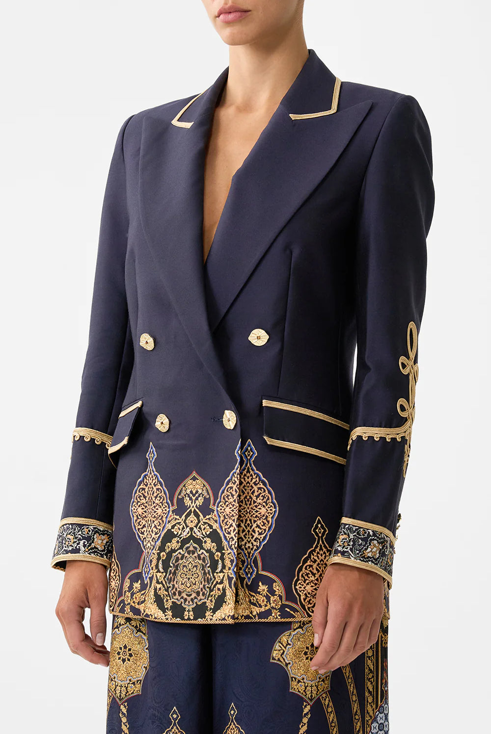 CAMILLA Double Breasted Suit Jacket - The Imperial Gate - Magpie Style