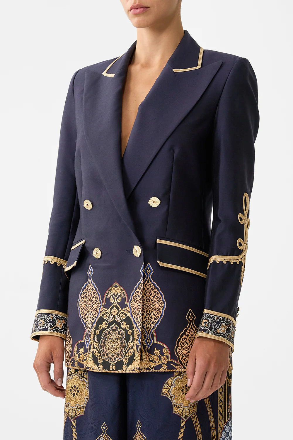 CAMILLA Double Breasted Suit Jacket - The Imperial Gate - Magpie Style