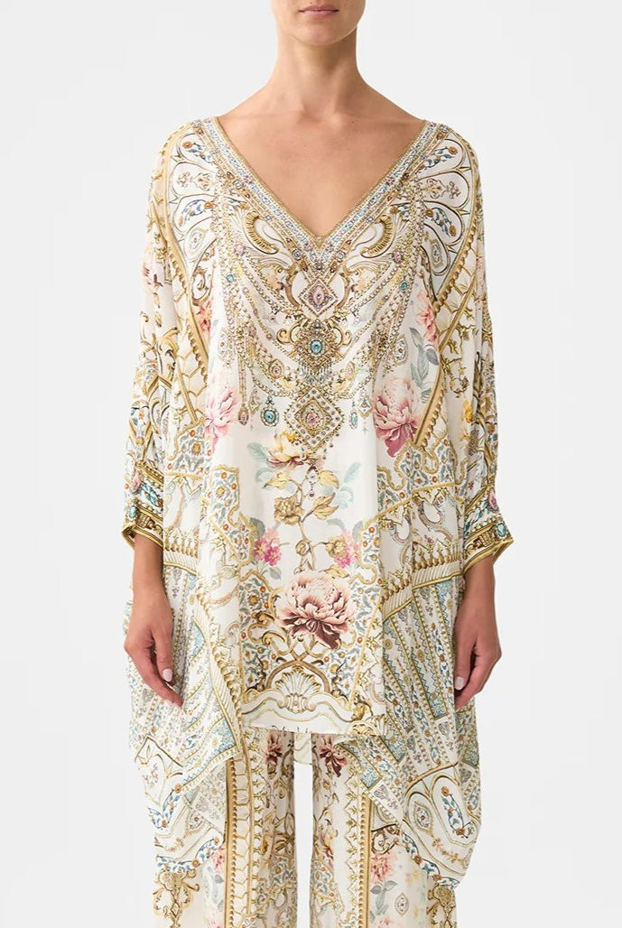 CAMILLA Short Kaftan with Cuff - Ottoman Dynasty - Magpie Style
