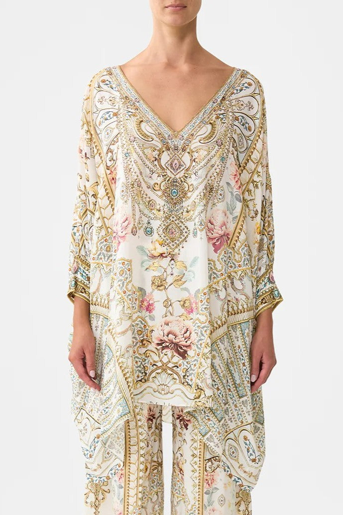 CAMILLA Short Kaftan with Cuff - Ottoman Dynasty - Magpie Style