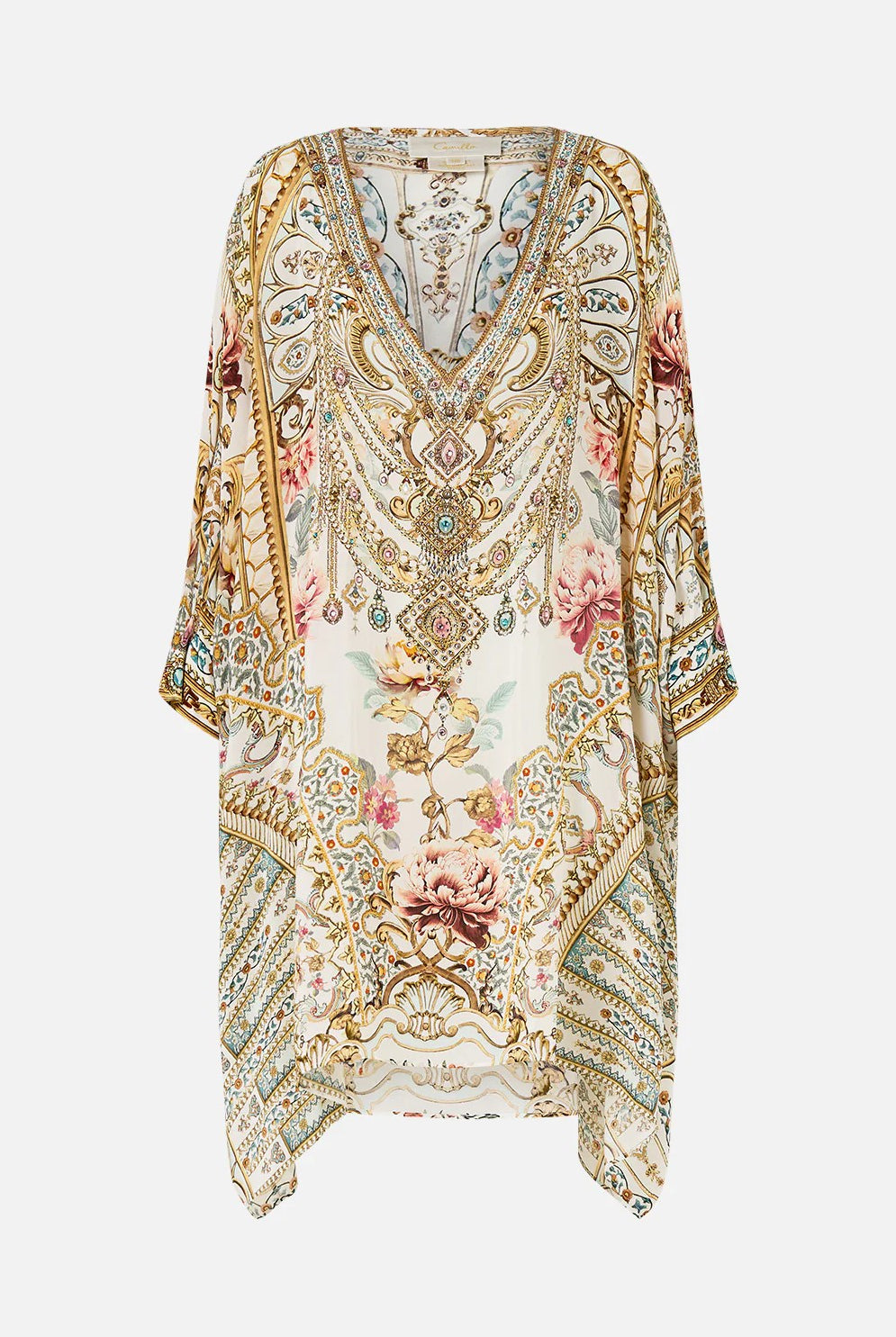 CAMILLA Short Kaftan with Cuff - Ottoman Dynasty - Magpie Style