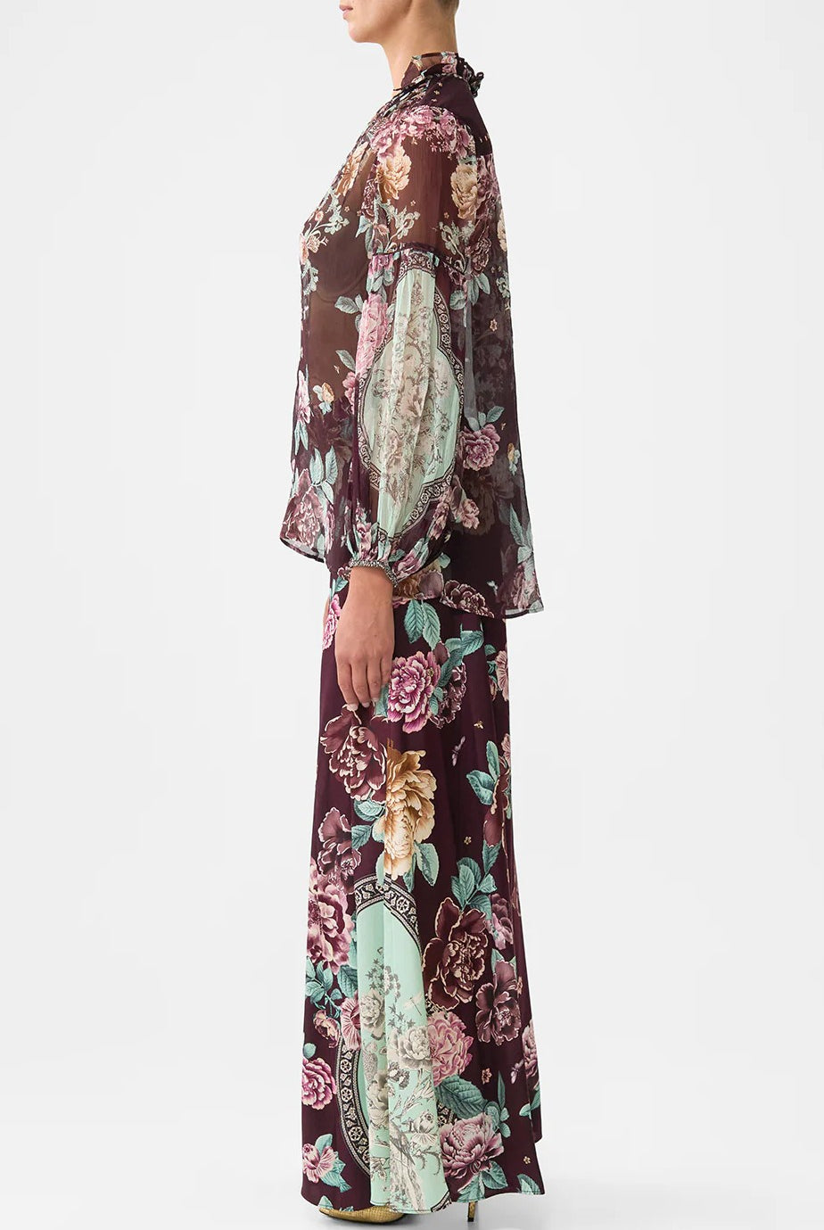 CAMILLA Frill Collared Blouse - If These Tiles Could Talk - Magpie Style