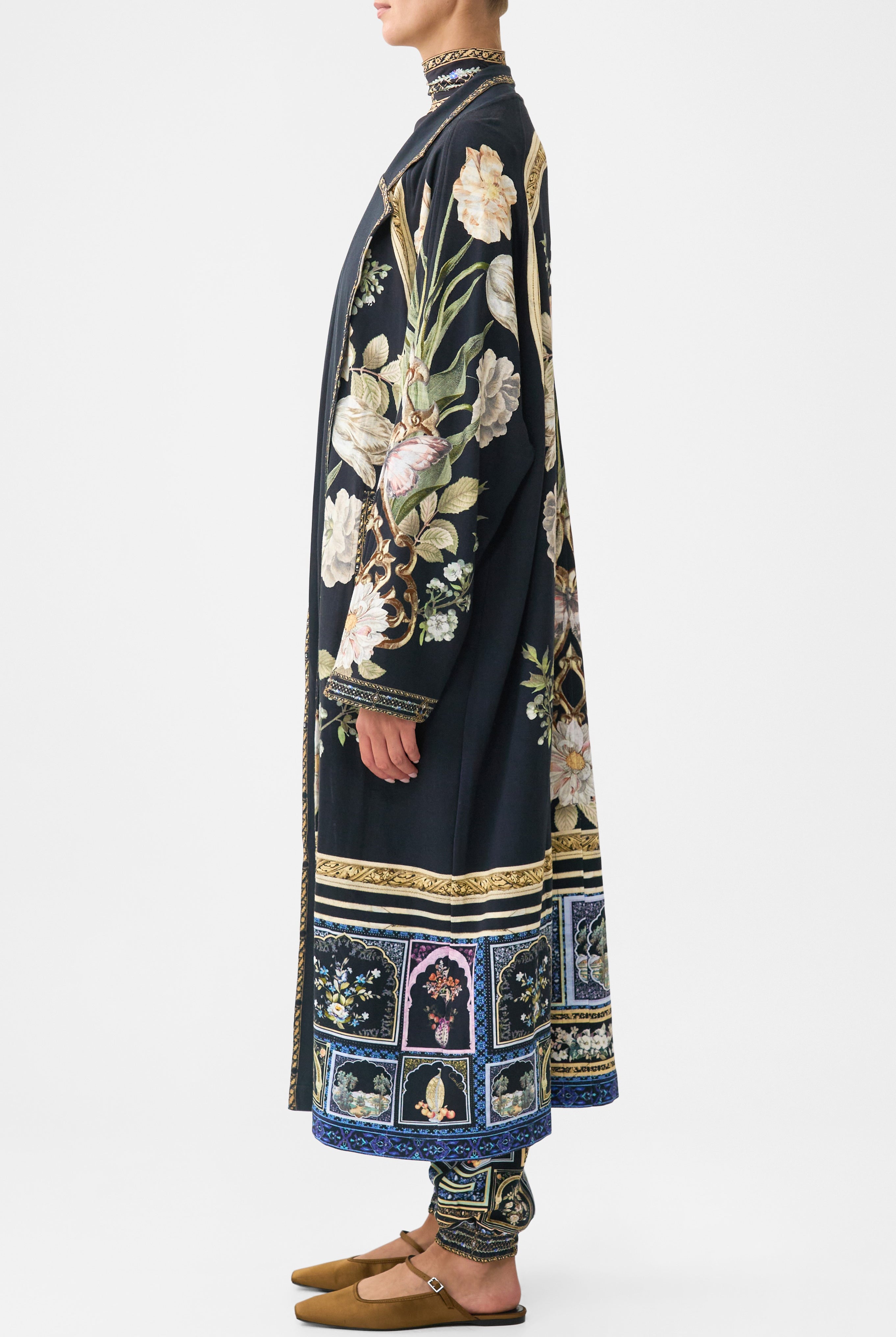 CAMILLA Sweat-Trench Coat - Ottoman Elegance - Magpie Style