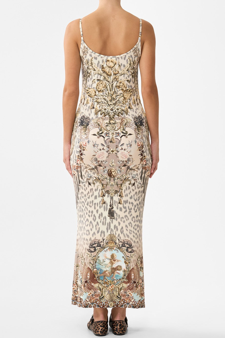 CAMILLA Jersey Strappy Dress - Aranjuez Animalia - Magpie Style