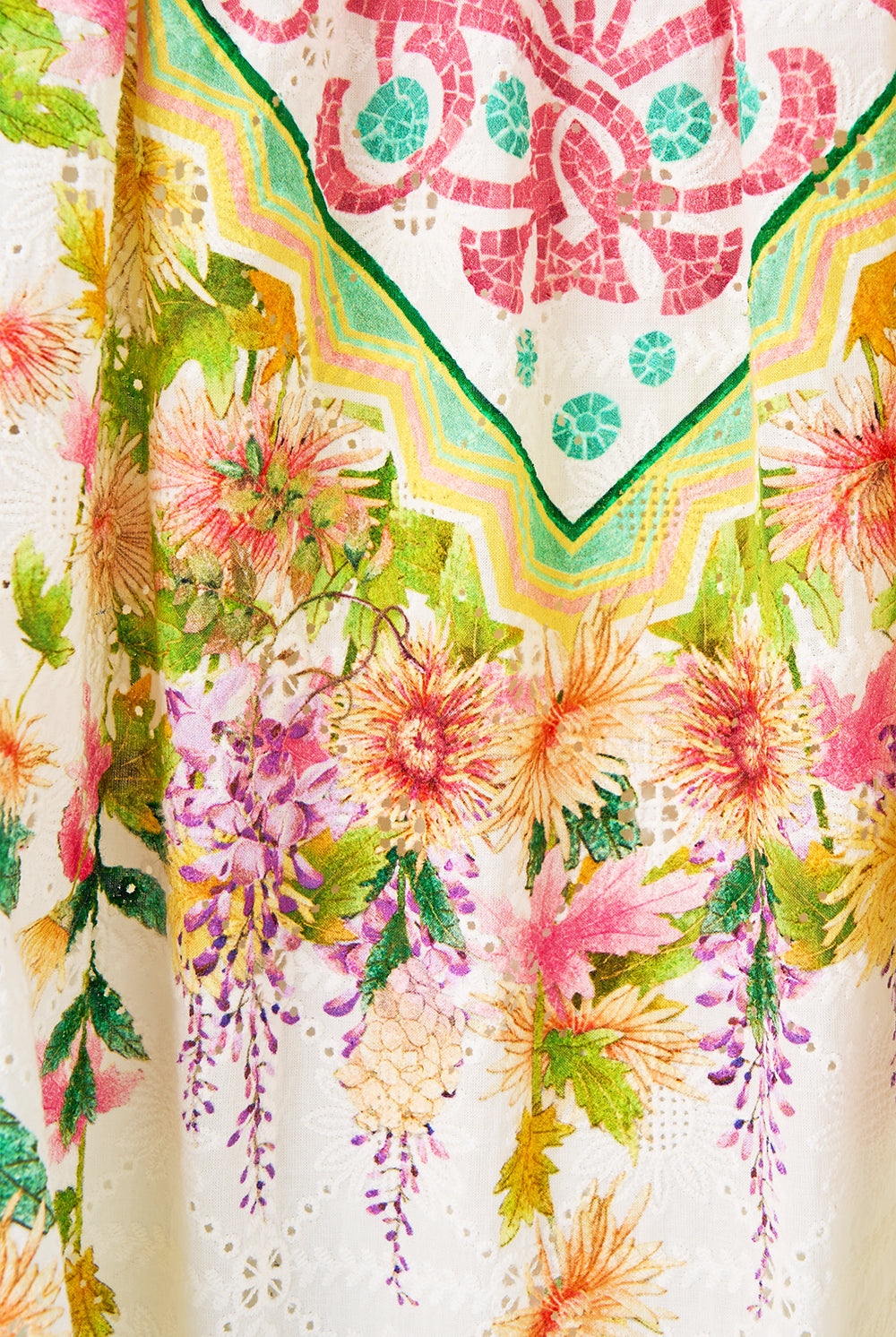 CAMILLA Frill Off Shoulder Top - The Call of Catalonia - Magpie Style