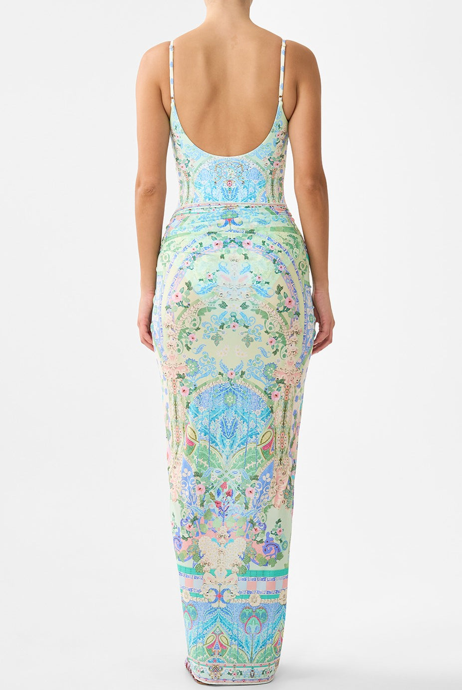 CAMILLA Multi Wear Long Sarong - Midsummer Mosaics - Magpie Style