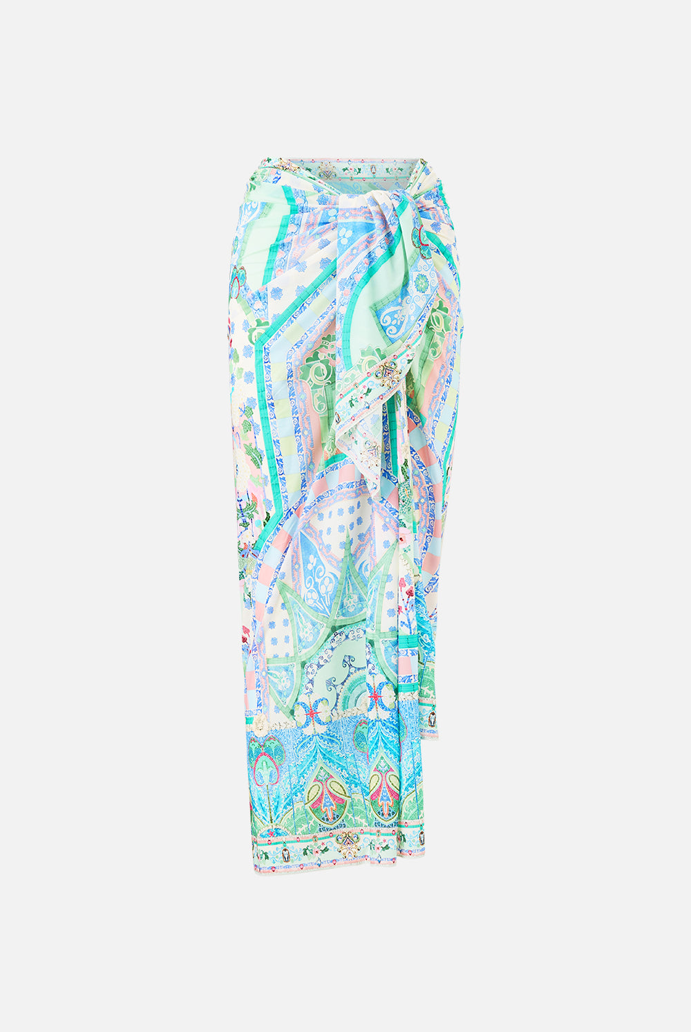 CAMILLA Multi Wear Long Sarong - Midsummer Mosaics - Magpie Style