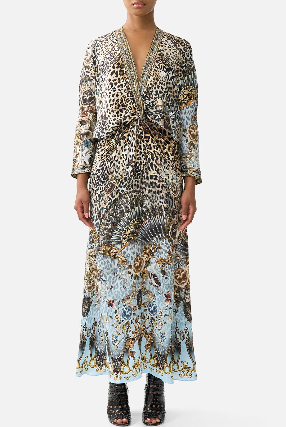 CAMILLA Twist Front Batwing Dress - Fiesta, Siesta, Repeat - Magpie Style