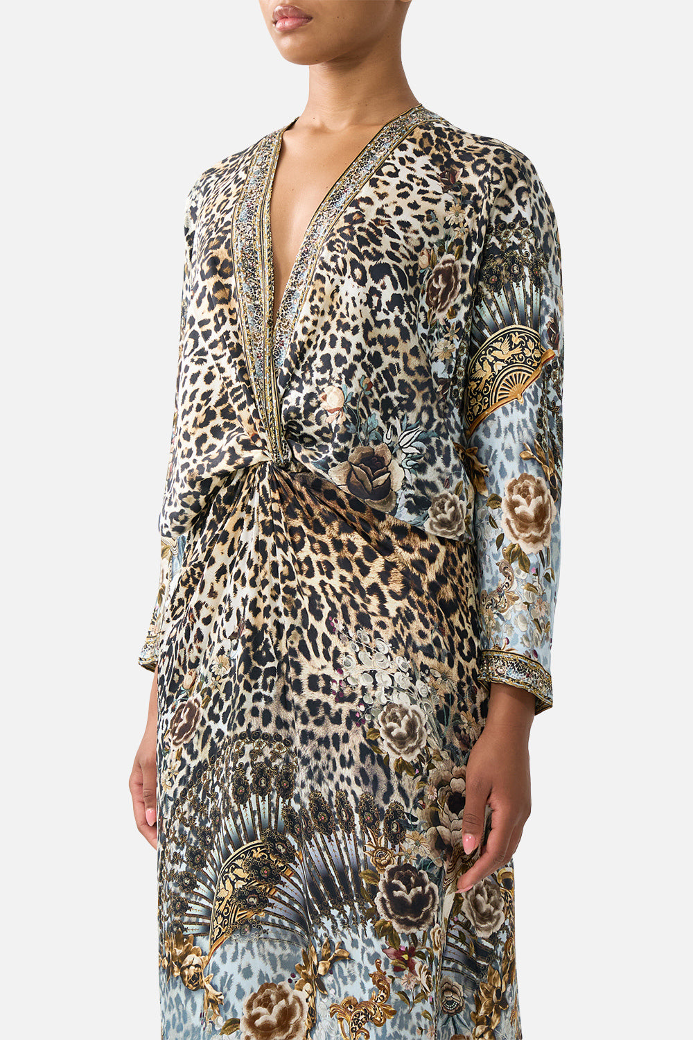 CAMILLA Twist Front Batwing Dress - Fiesta, Siesta, Repeat - Magpie Style