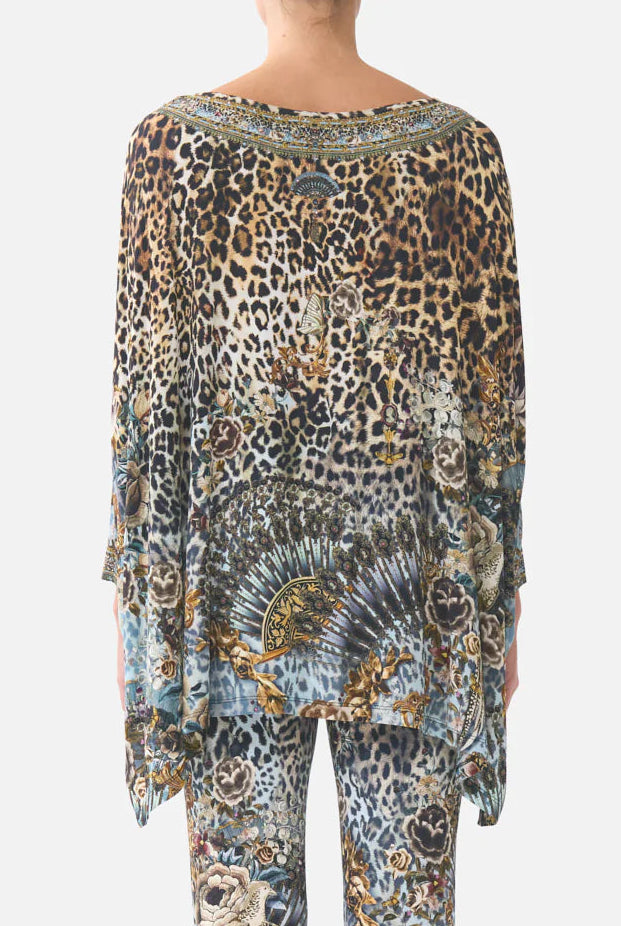 CAMILLA Scoop Neck Slouch Tee - Fiesta, Siesta, Repeat - Magpie Style