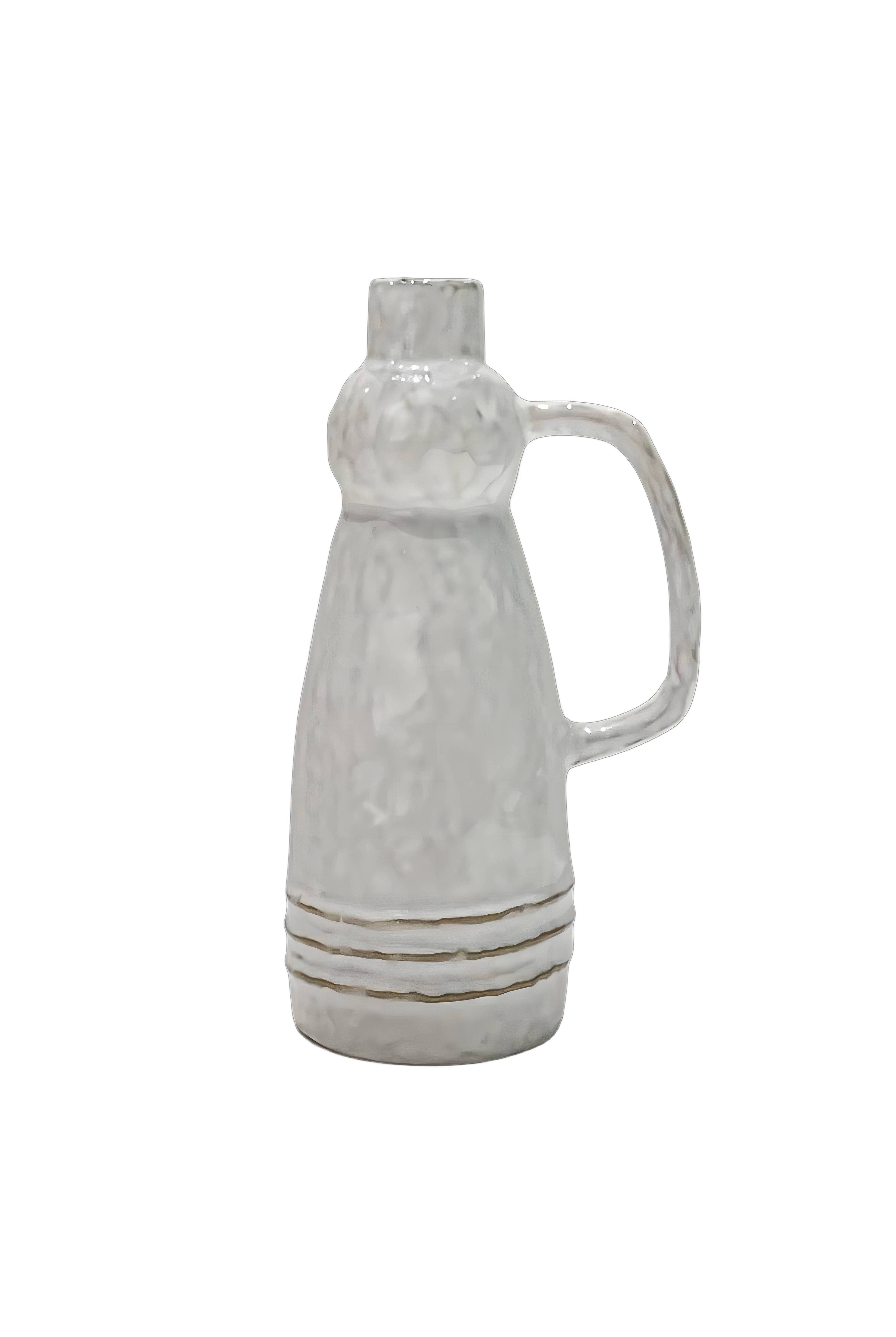 Tall Organic Stripe Jug - Magpie Style