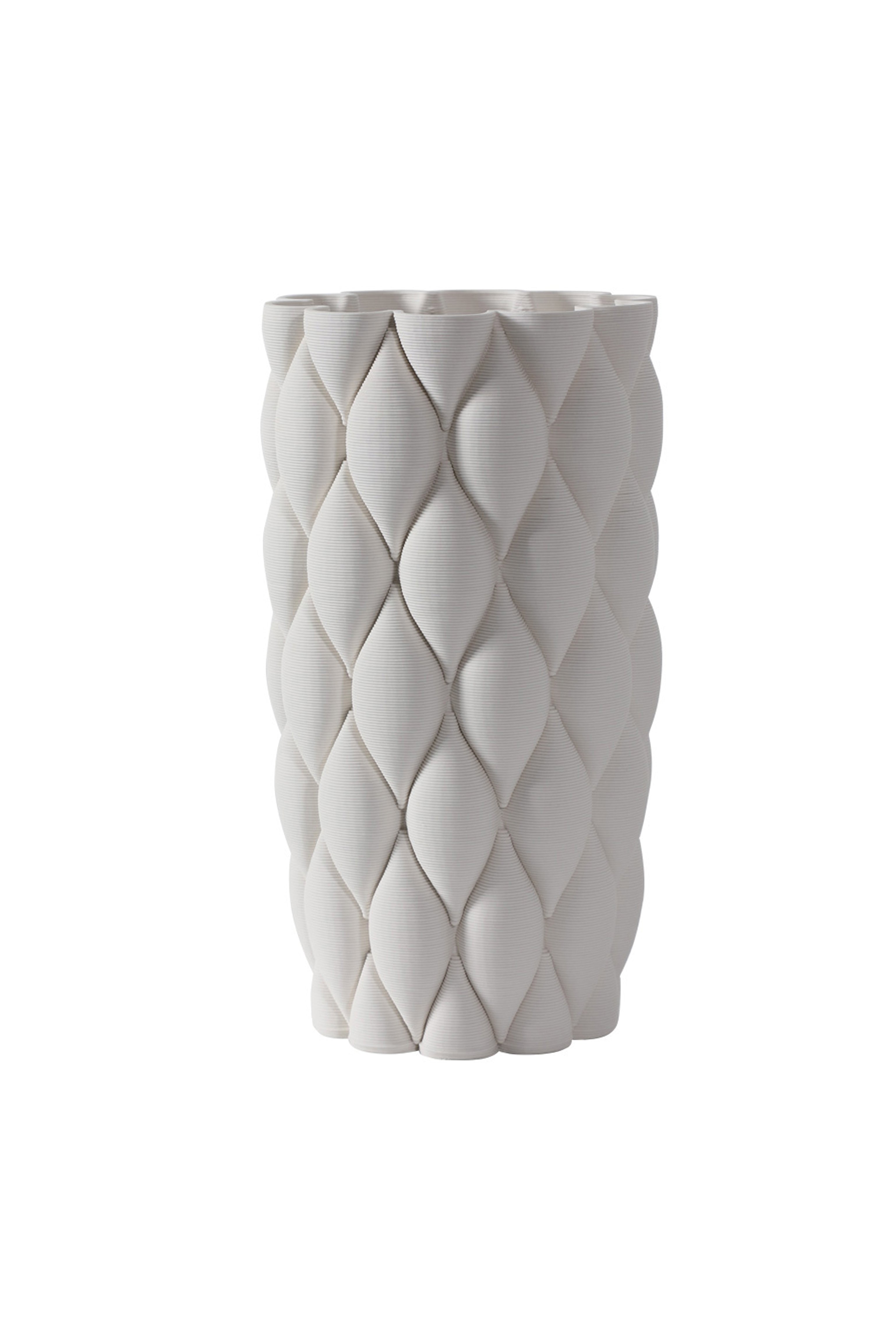 Minx Ceramic Quilted Porcelain Vase - Magpie Style