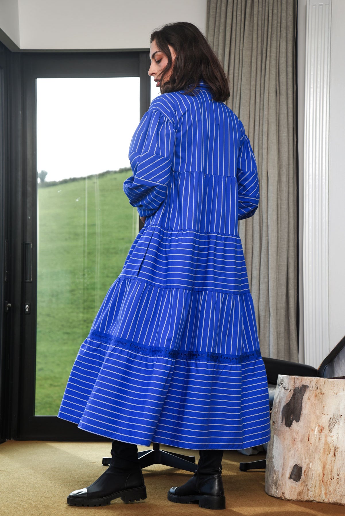 COOPER Stripe On By Dress - Blue Stripe - Magpie Style