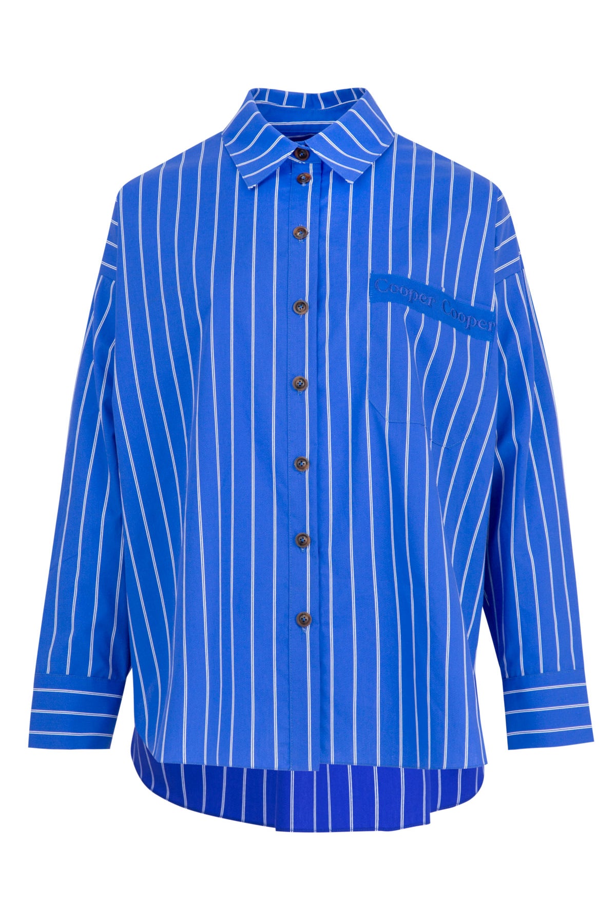 COOPER A-Shirt Your Eyes Shirt - Blue Stripe - Magpie Style