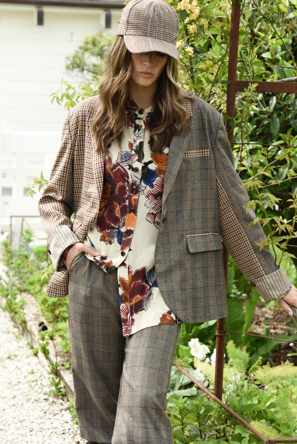 COOPER Criss-Crossed Jacket - Multi Check - Magpie Style