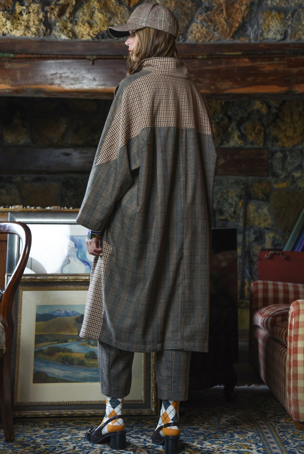 COOPER Splice Of Heaven Coat - Multi Check - Magpie Style