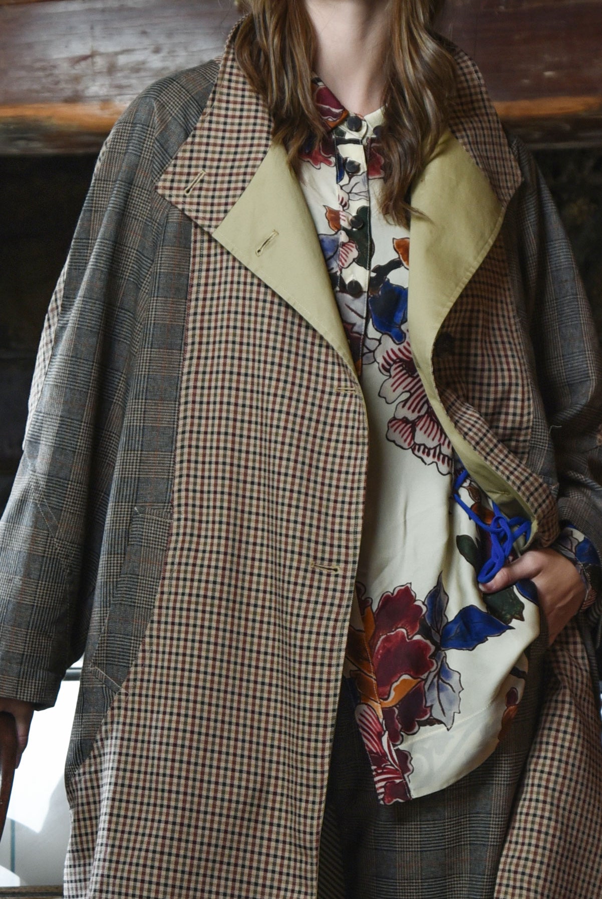 COOPER Splice Of Heaven Coat - Multi Check - Magpie Style