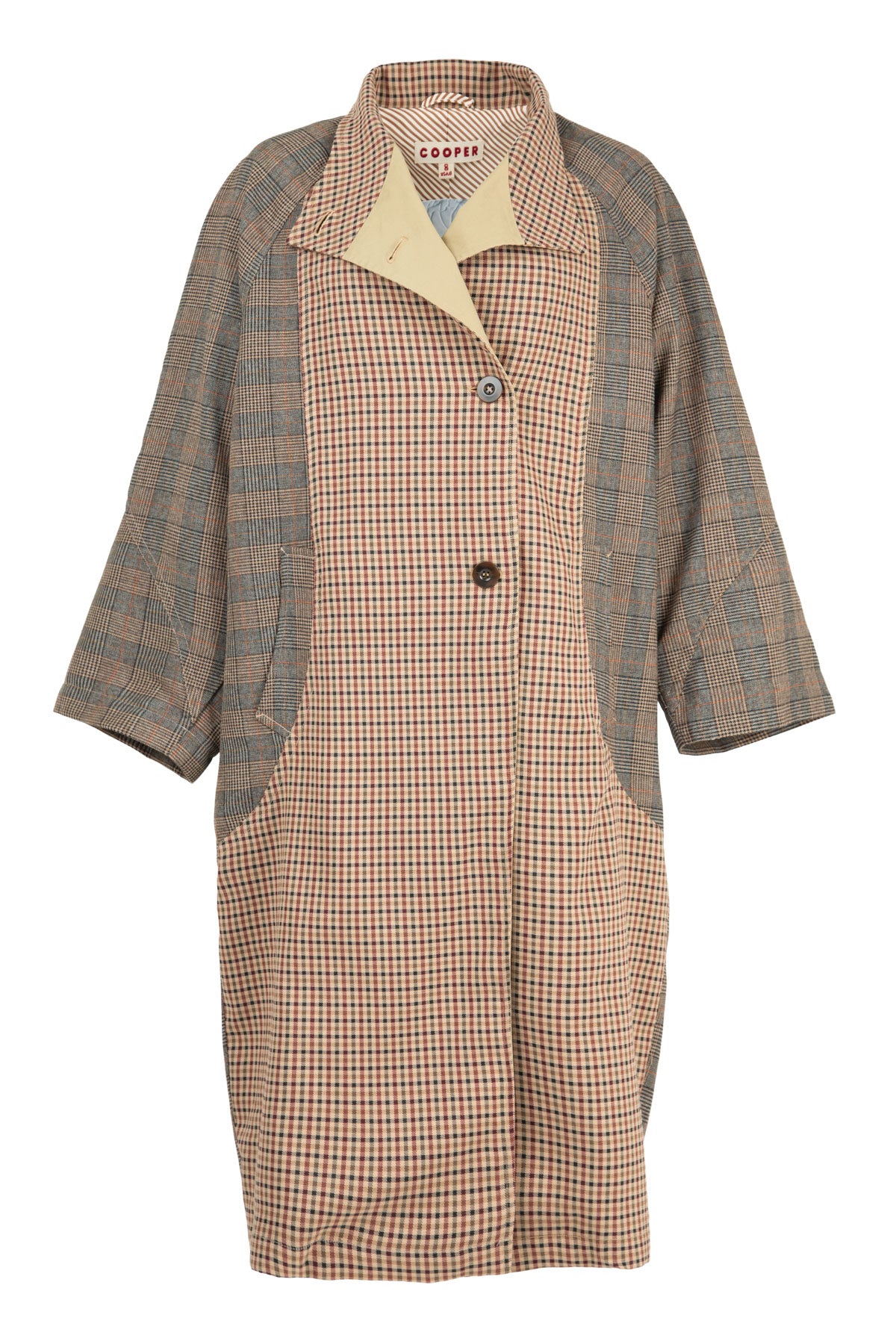 COOPER Splice Of Heaven Coat - Multi Check - Magpie Style