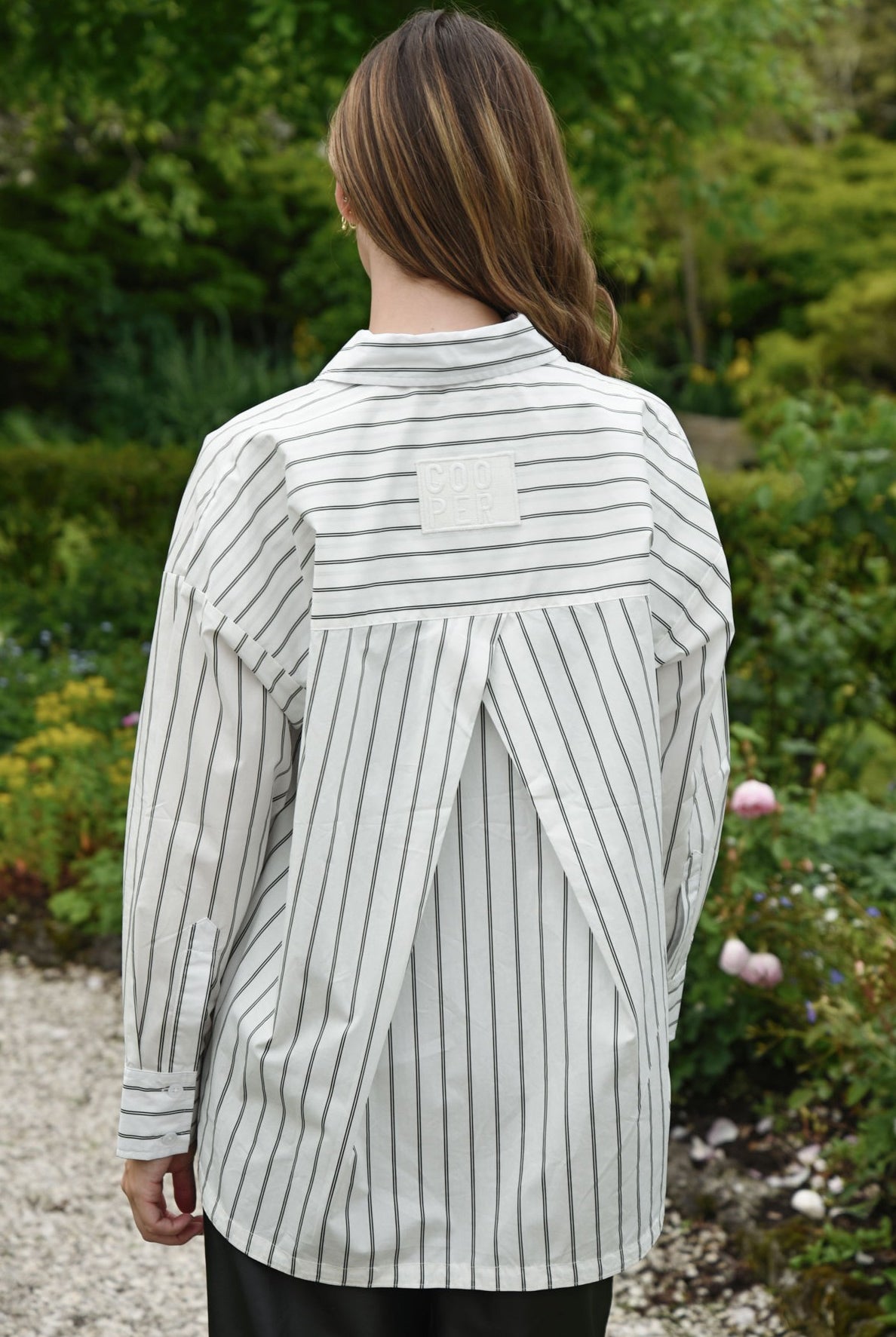 COOPER Yoke Of Luck Shirt - White Stripe - Magpie Style