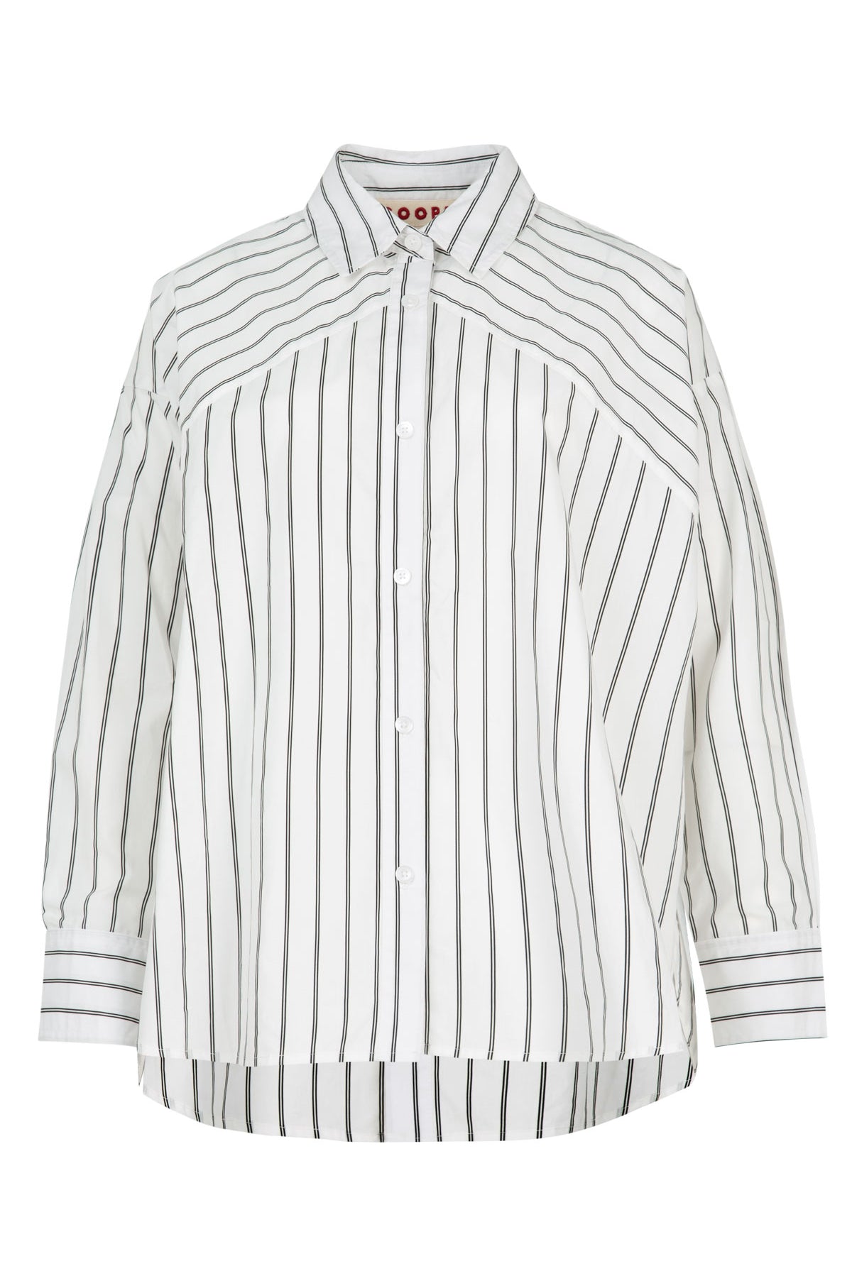 COOPER Yoke Of Luck Shirt - White Stripe - Magpie Style