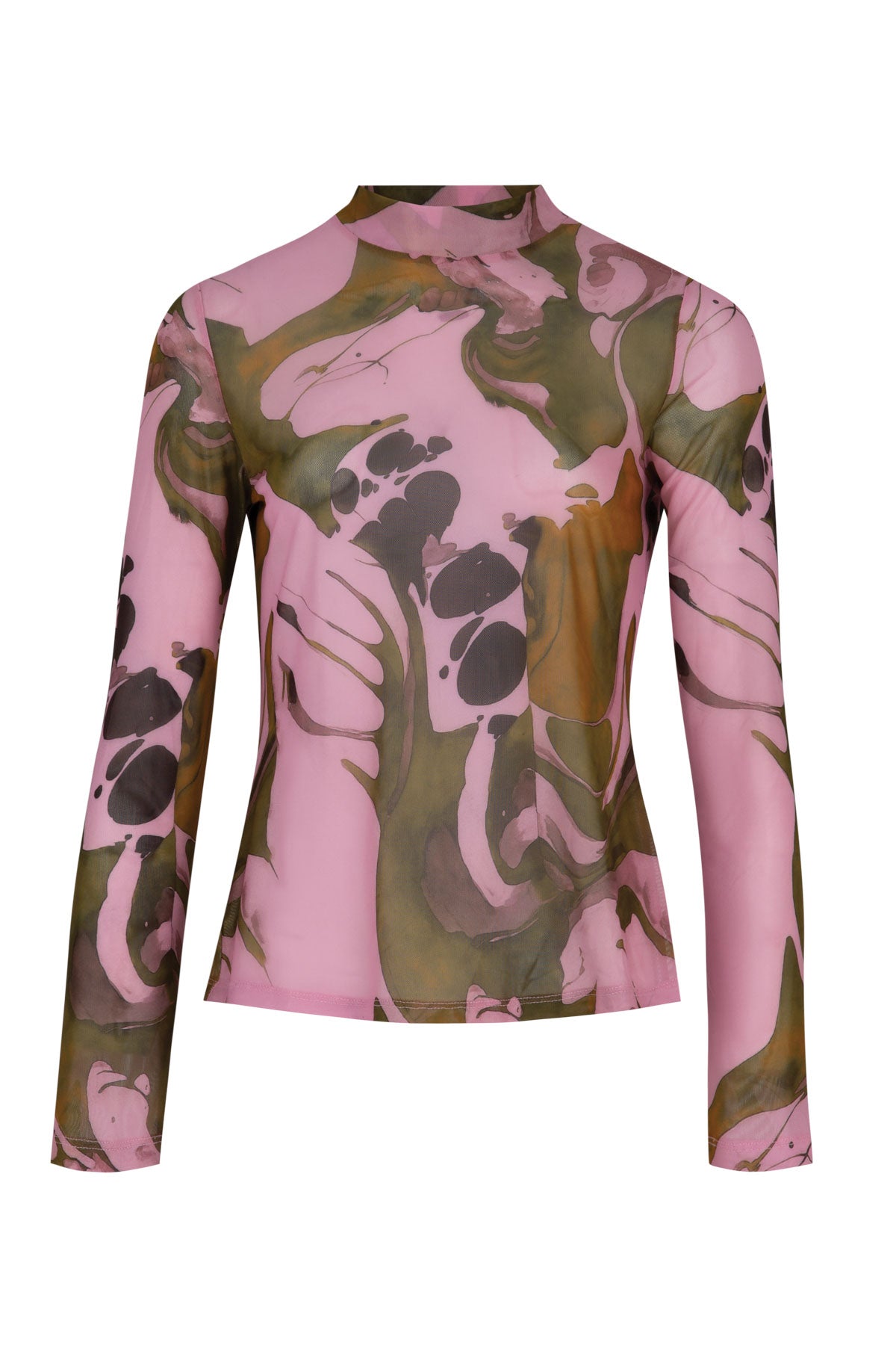 CURATE Don’t Get Meshy Top - Pink/Green - Magpie Style