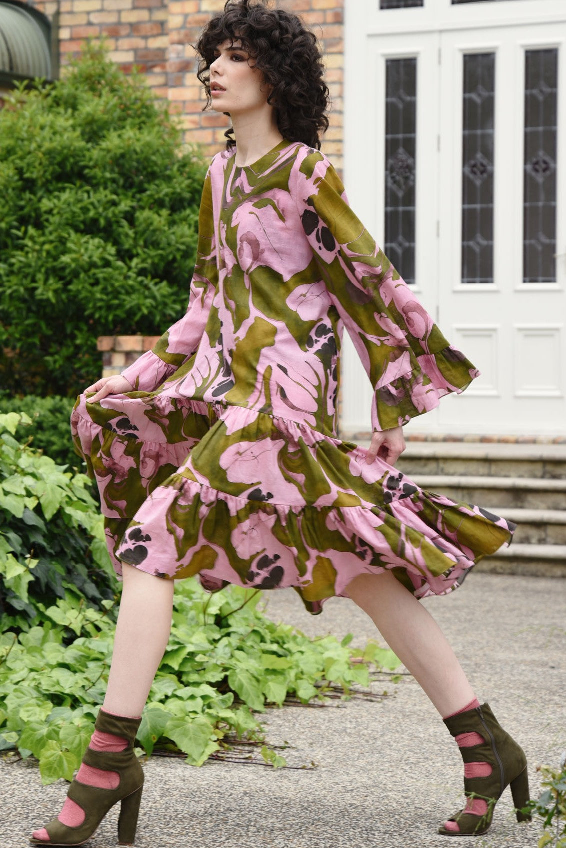 CURATE The One And Only Dress - Pink/Green - Magpie Style