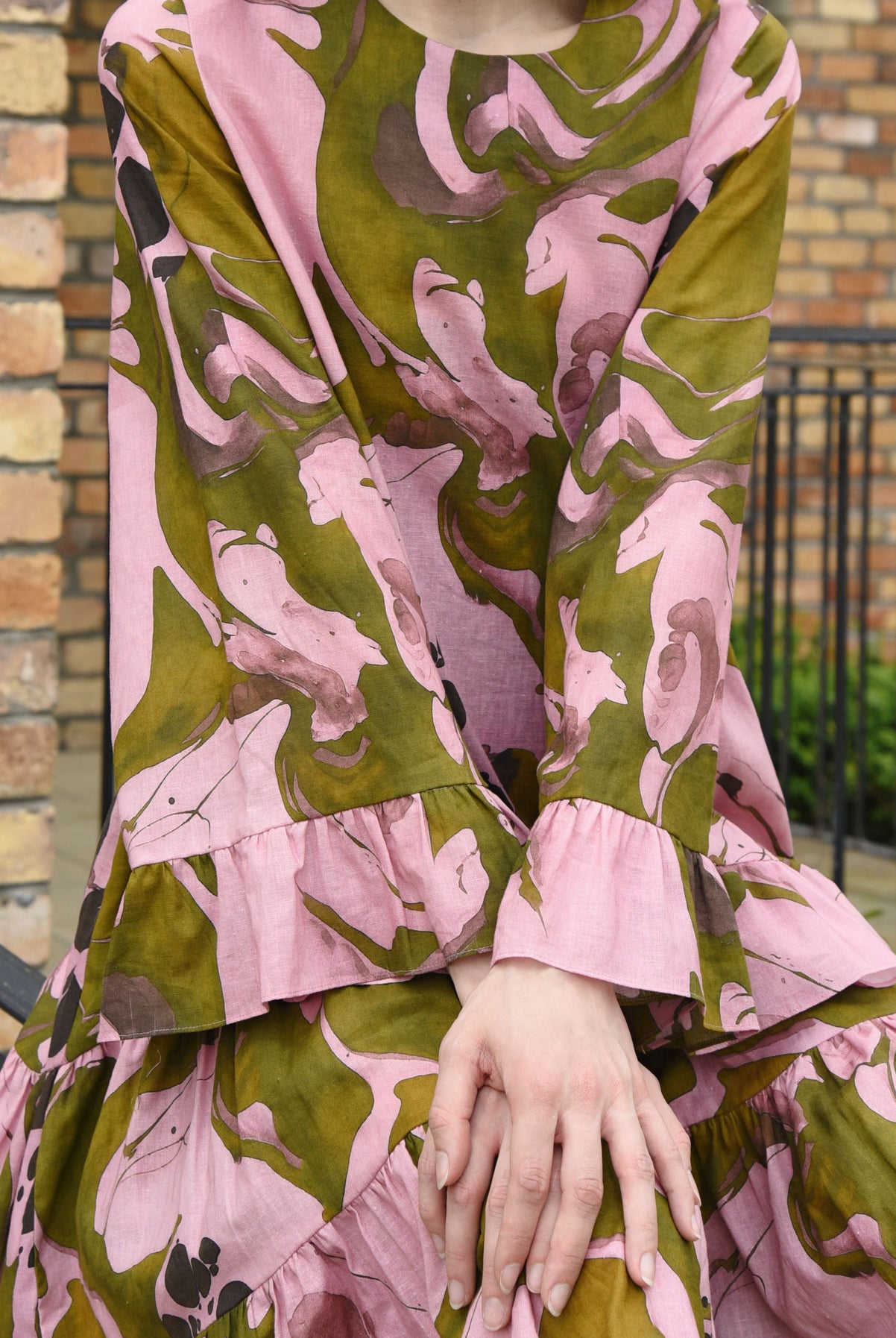 CURATE The One And Only Dress - Pink/Green - Magpie Style