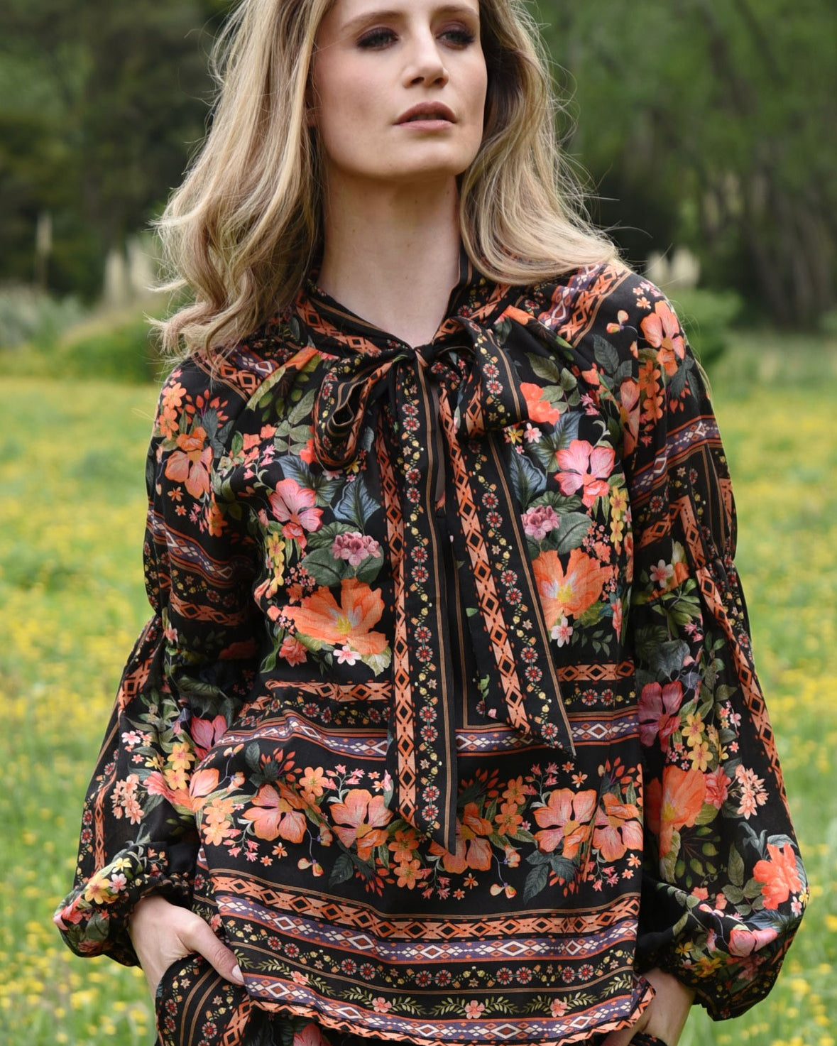CURATE Keep Your Cool Blouse - Black - Magpie Style