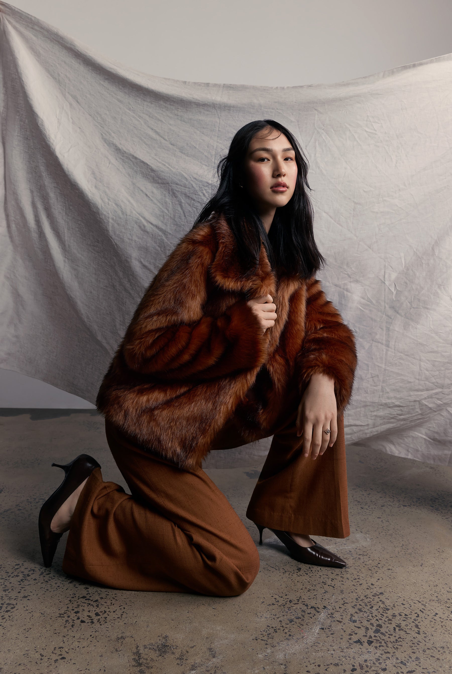 UNREAL FUR Courage Jacket - Ginger - Magpie Style