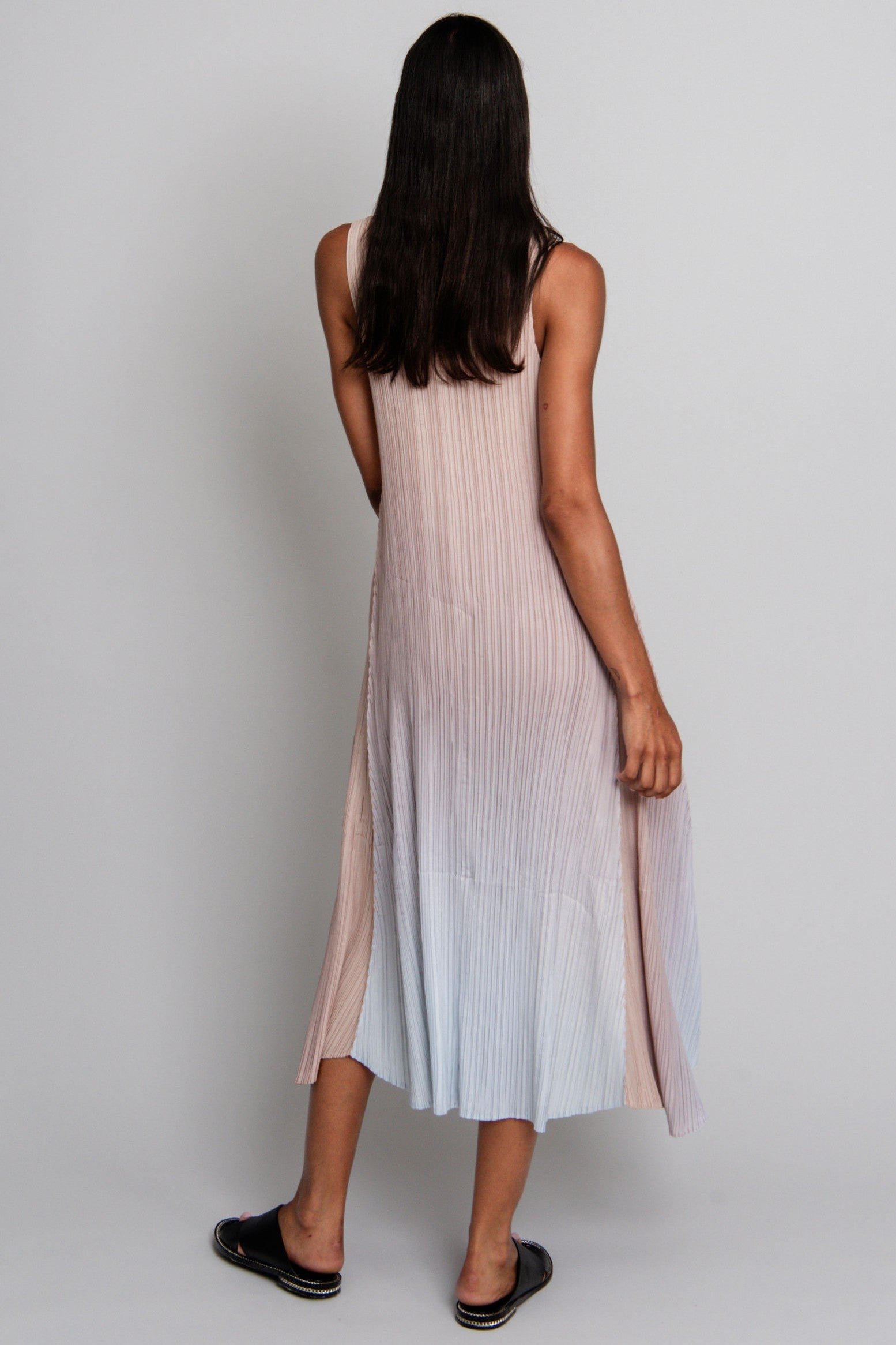 ALQUEMA Long Estrella Dress - Moonstone to Arctic Ice - Magpie Style