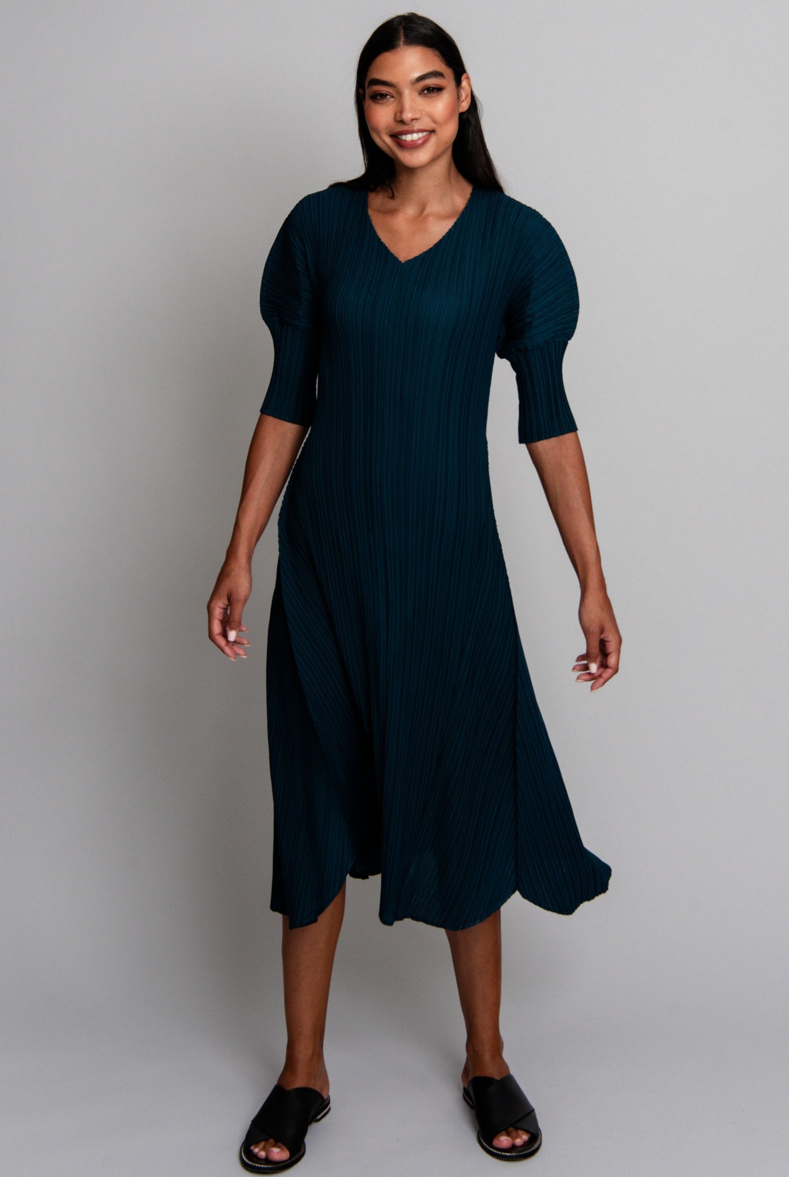 ALQUEMA Valentino Dress - Blue Green - Magpie Style