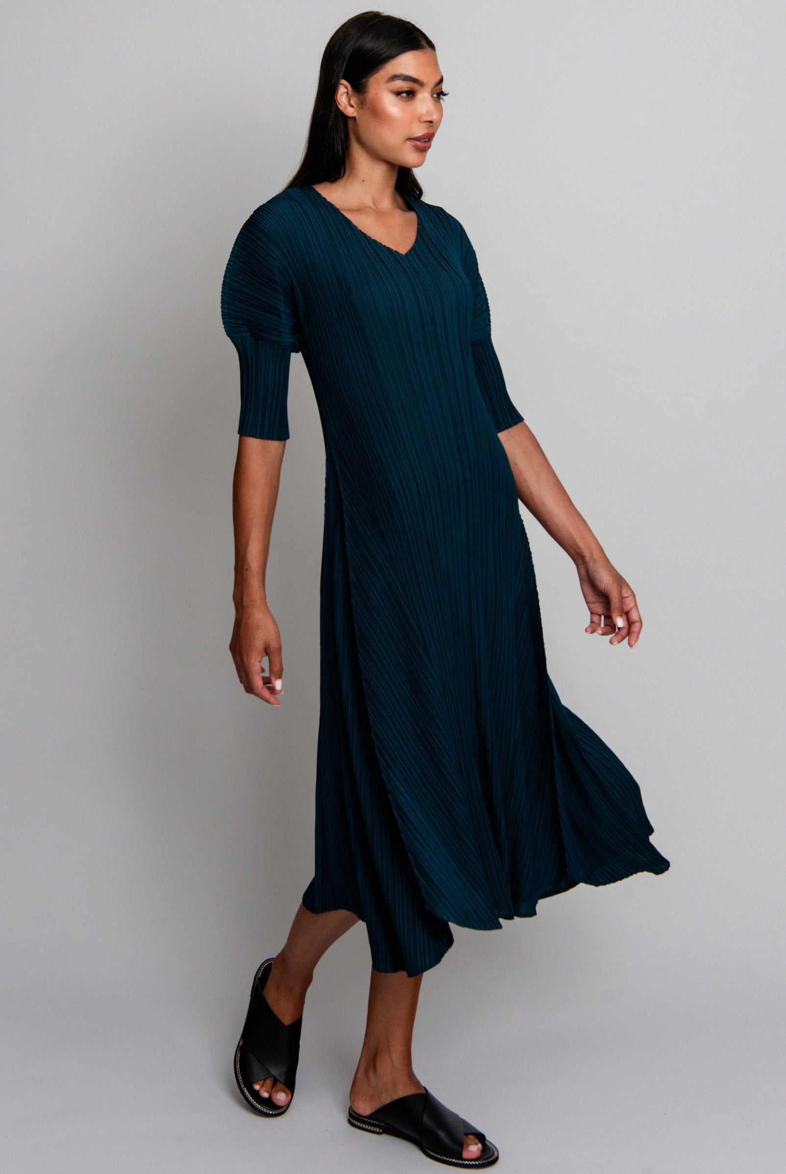 ALQUEMA Valentino Dress - Blue Green - Magpie Style