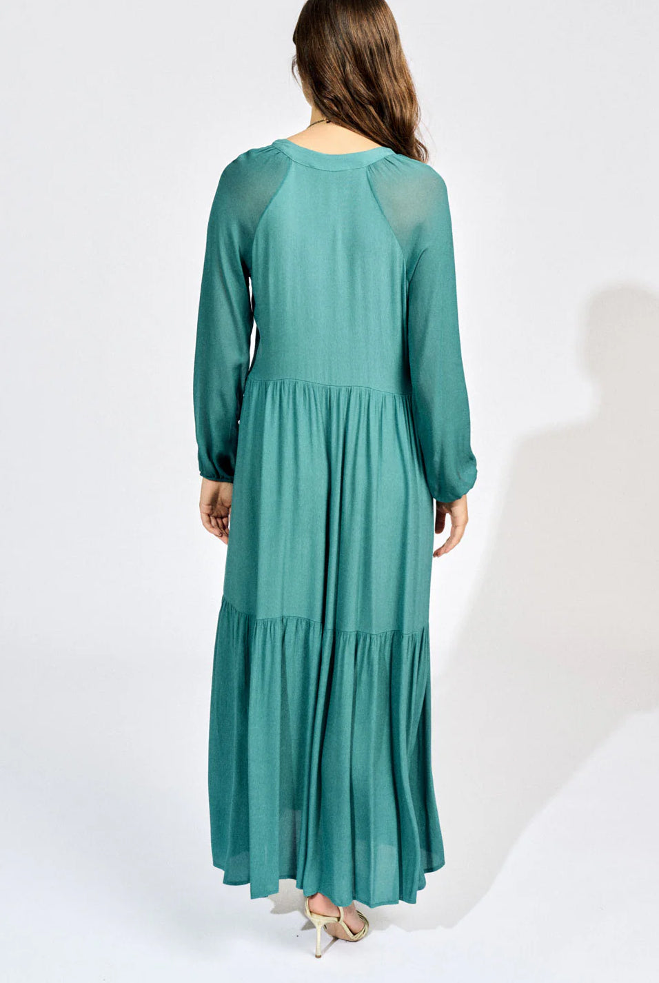 LAUREN VIDAL - Woven Dress, Paon - Magpie Style