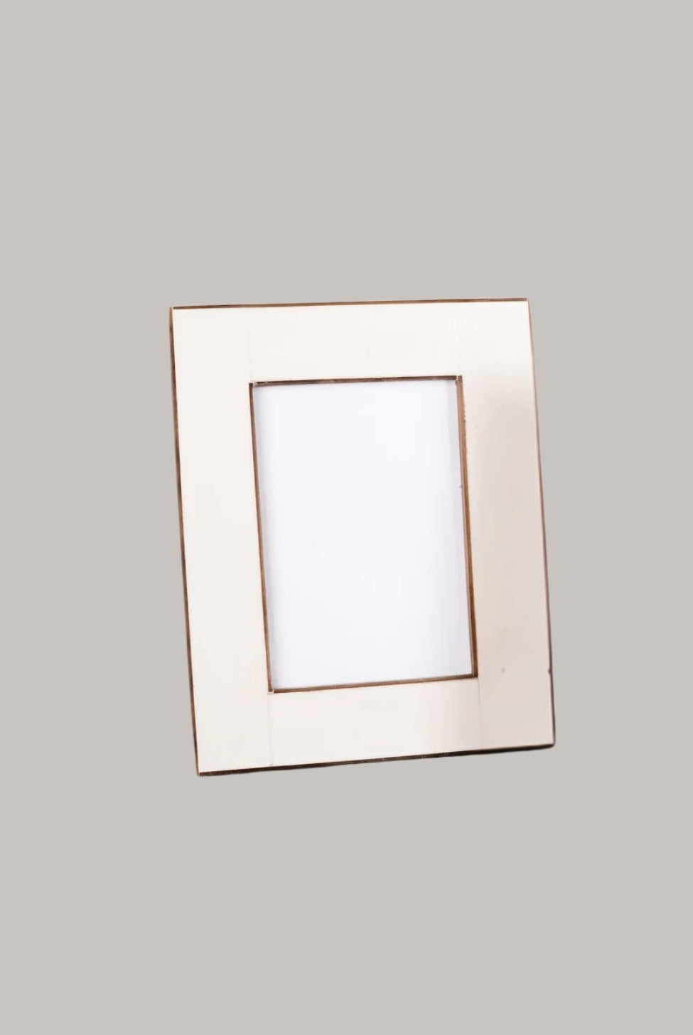 Ivory Frame w/ Amber Border - 5x7 - Magpie Style