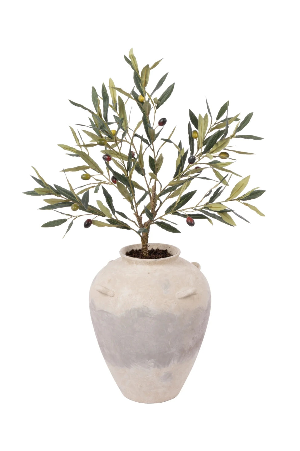 Faux Olive Tree in Stone Pot - Magpie Style