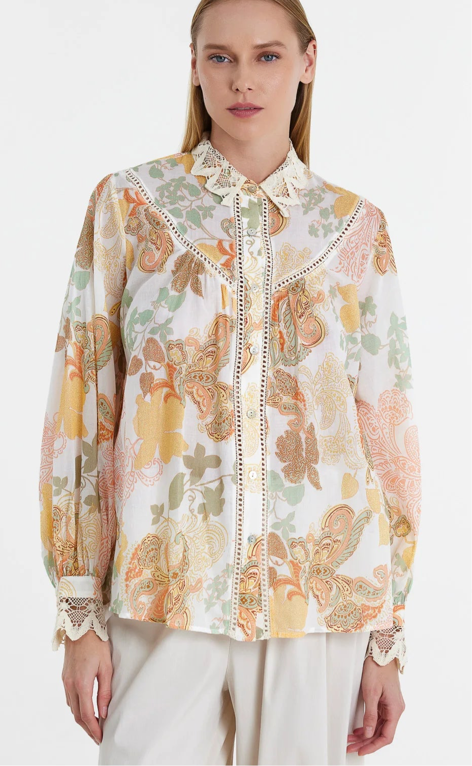 DEVOTION TWINS - Loylieta Shirt Melon - Magpie Style