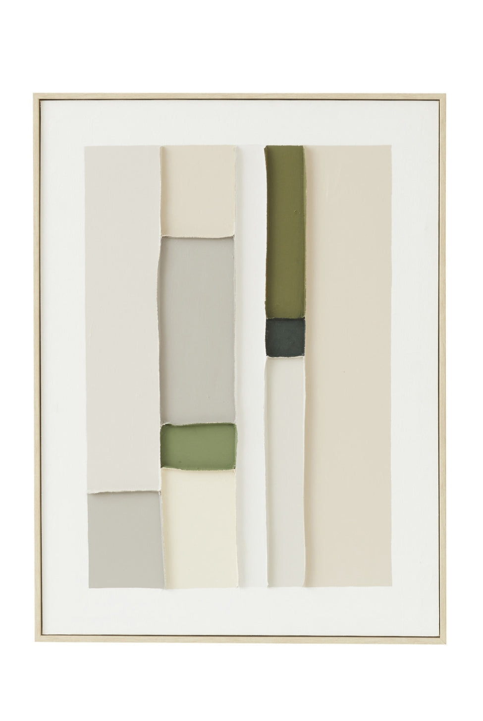 Olive Form Abstract Wall Art I - Magpie Style