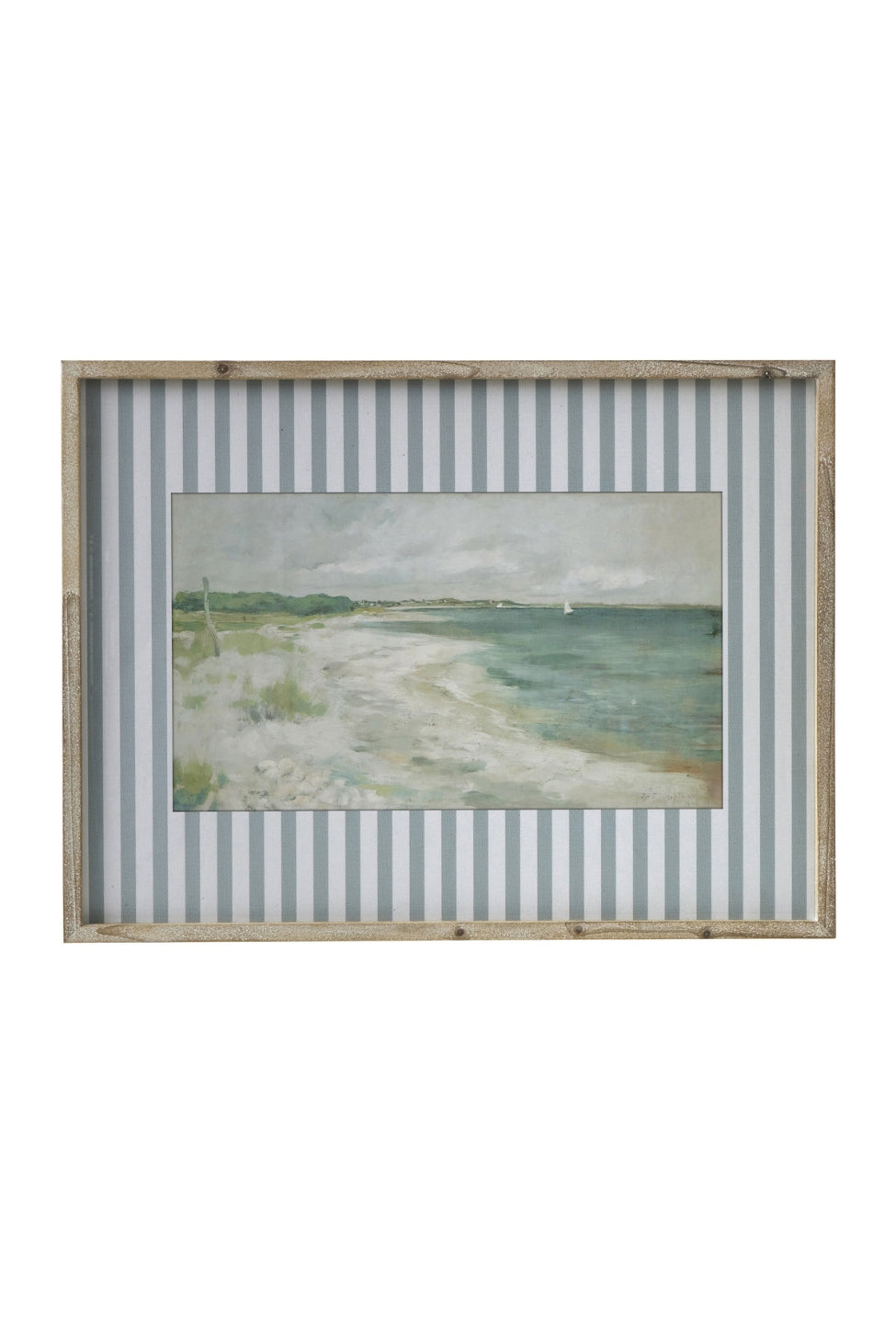 Harbour Mist Coastal Framed Print - Magpie Style
