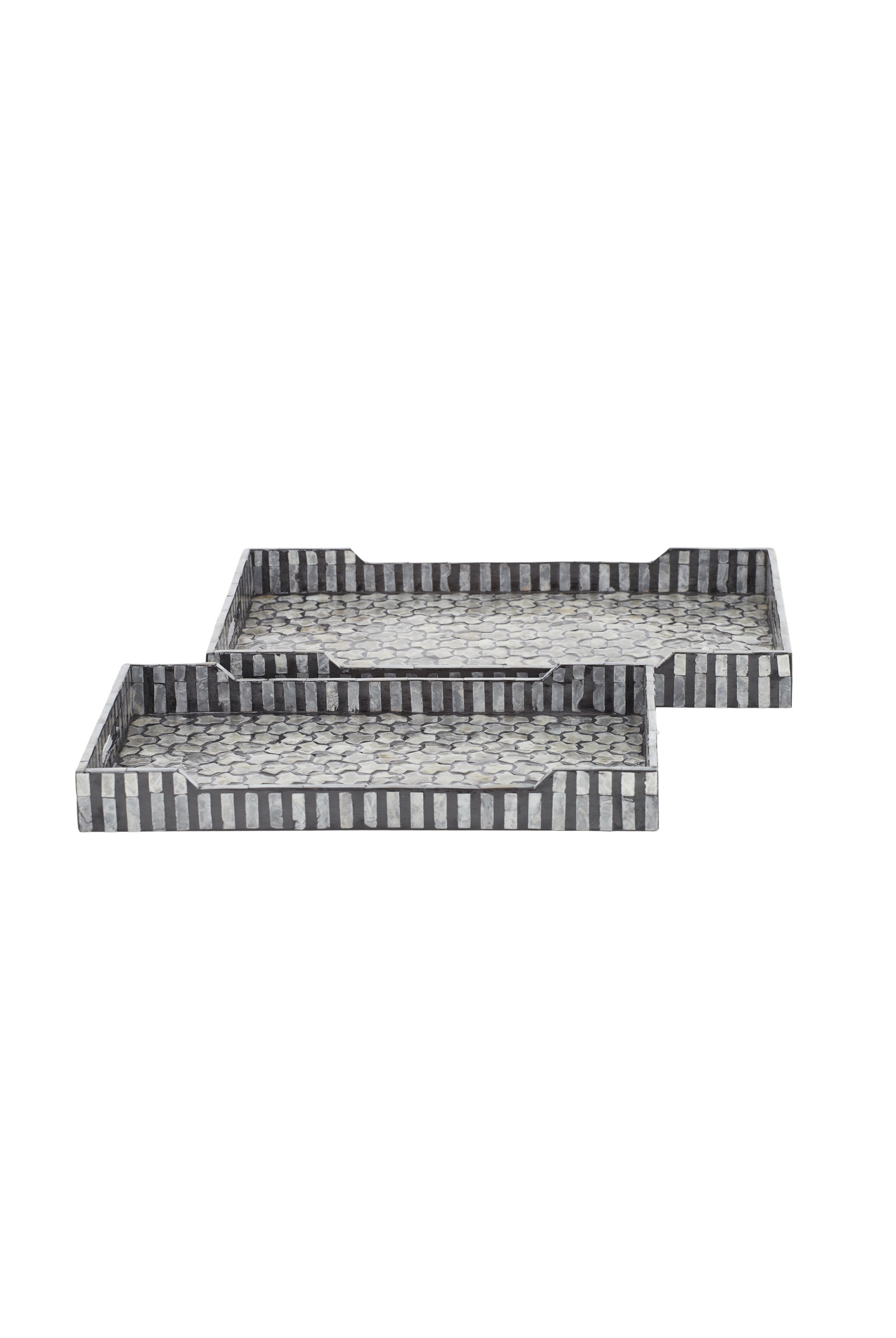 Cannes Capiz Shell Inlay Tray - Med - Magpie Style