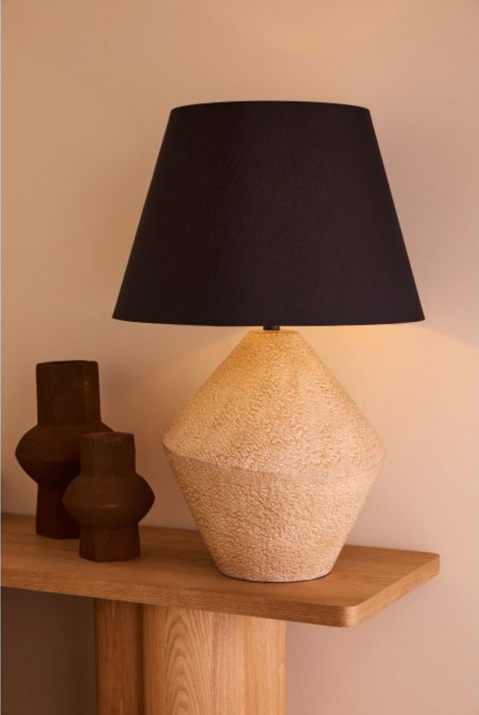 Geo Textured Table Lamp - Magpie Style
