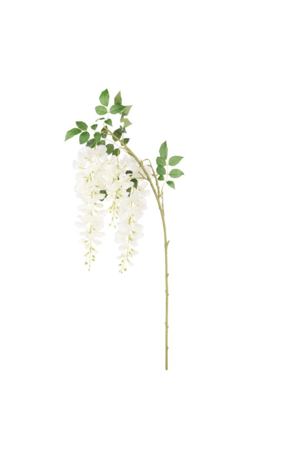 Faux Wisteria Stem - White - Magpie Style